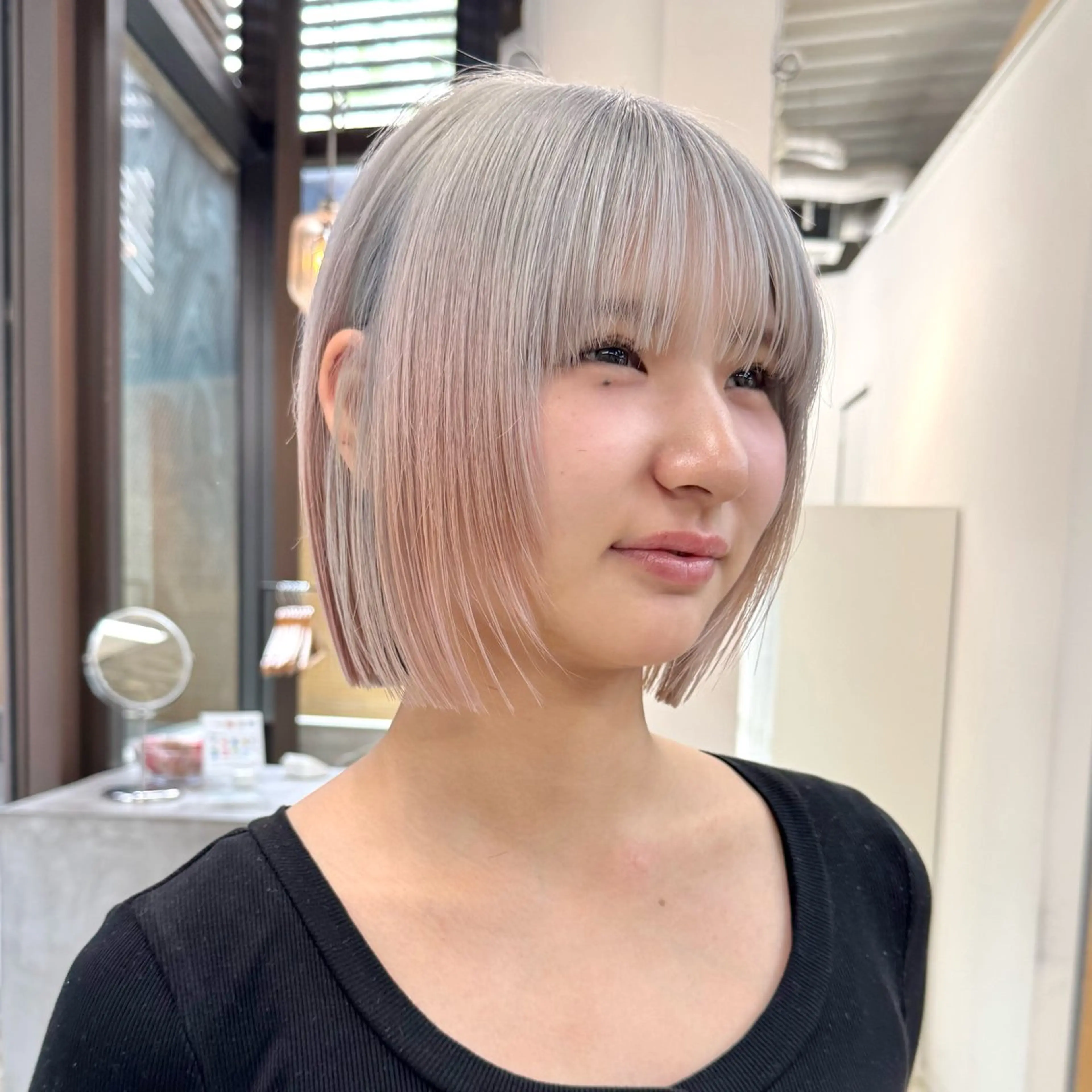 ショート ボブ カット トリートメント ボブ/ショート /パーマ/shinのヘアスタイル
