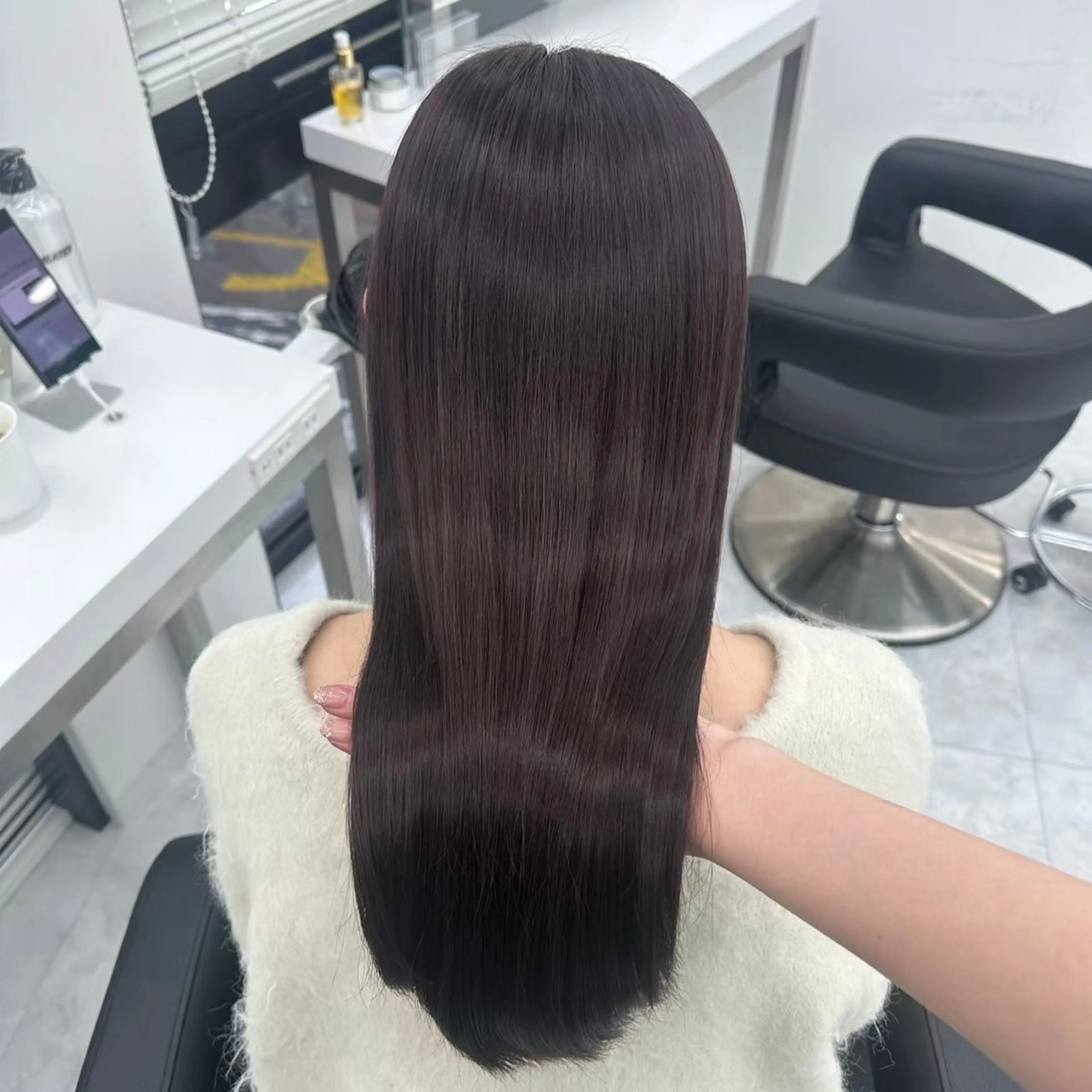 ロング カラー カット 縮毛矯正 mina/暖色カラー 🥀ボブカット🥀のヘアスタイル