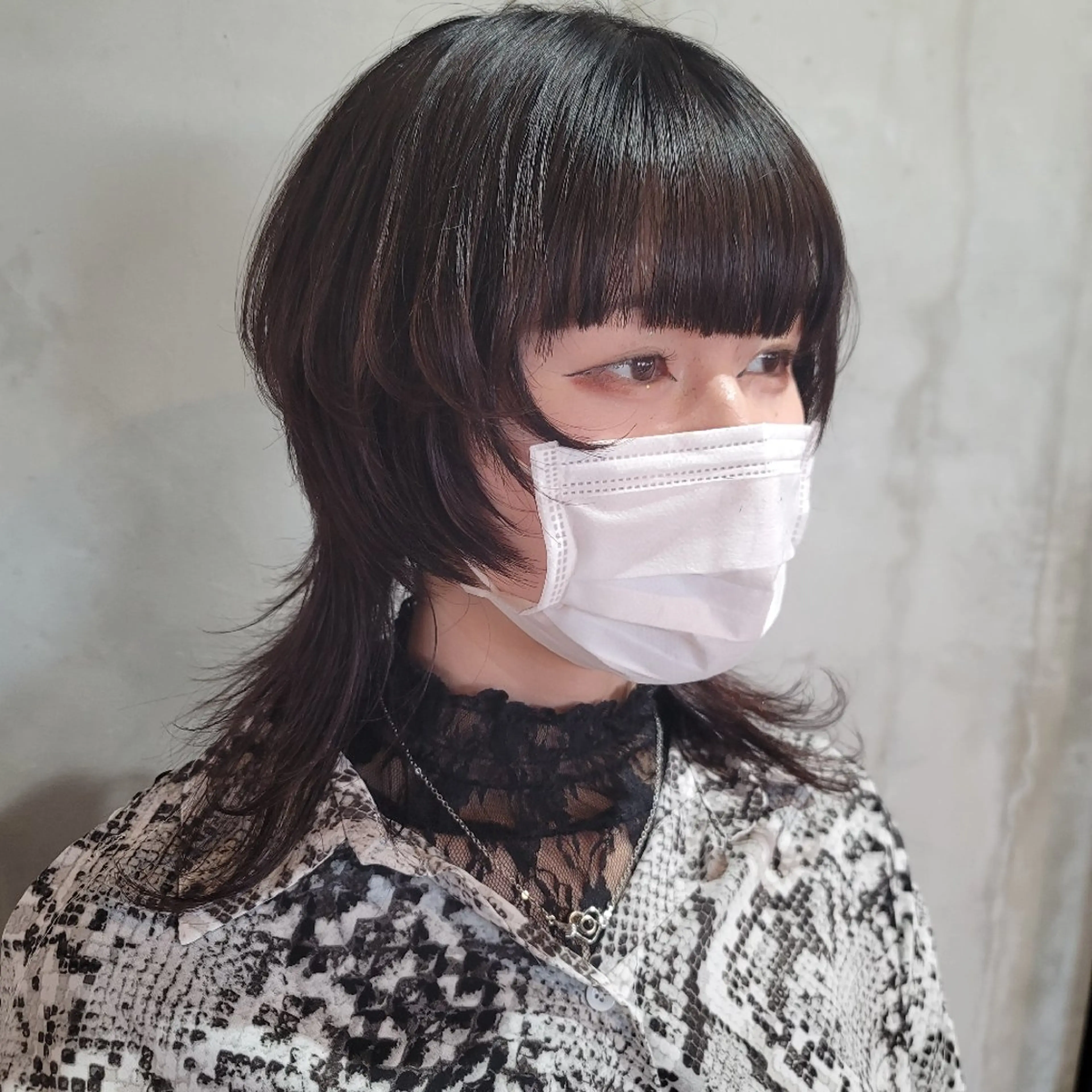 セミロング カット 🐬似合わせ🦈 佐々田 桜江のヘアスタイル