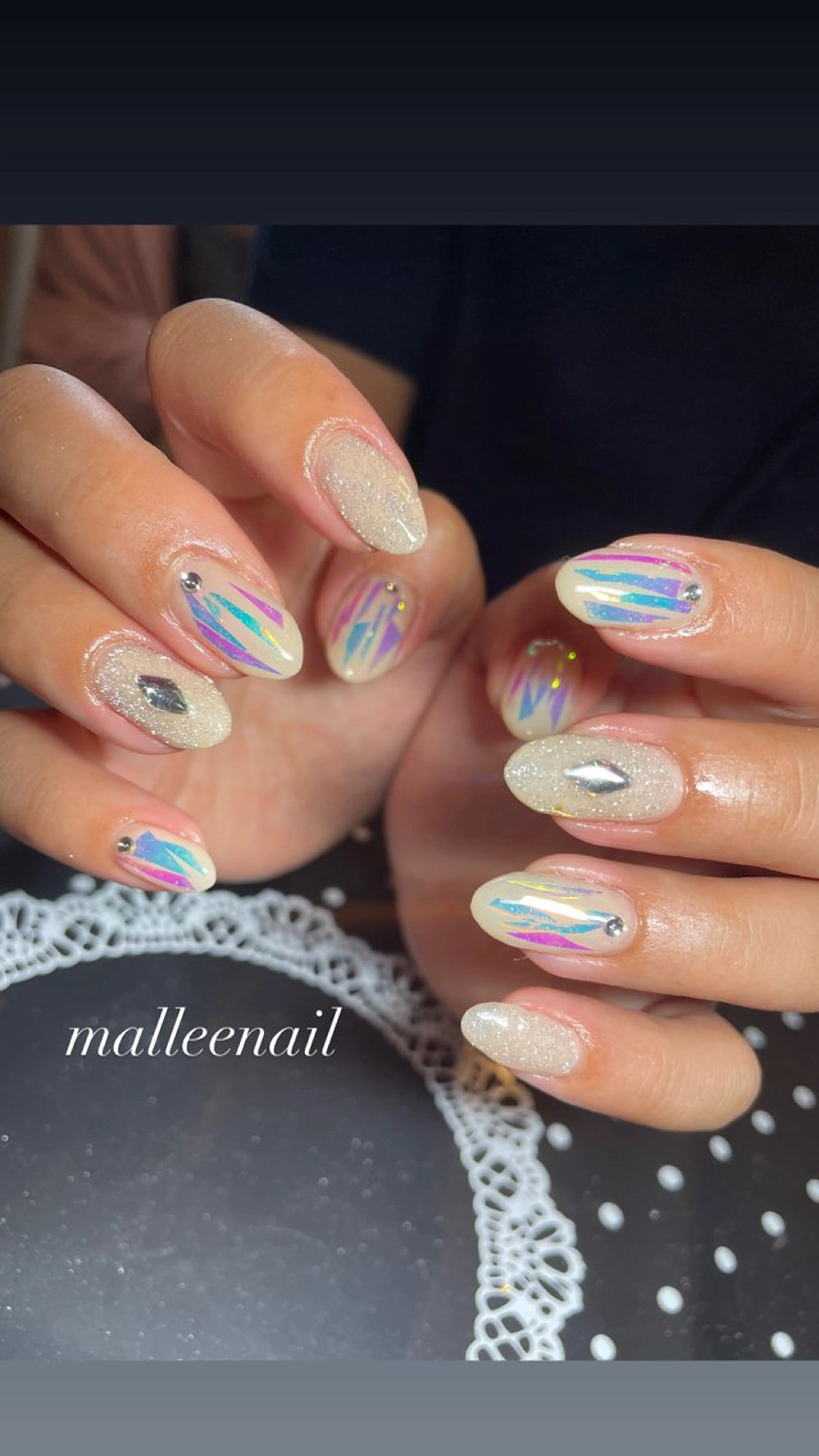 セミロング mallee nailのネイルデザイン