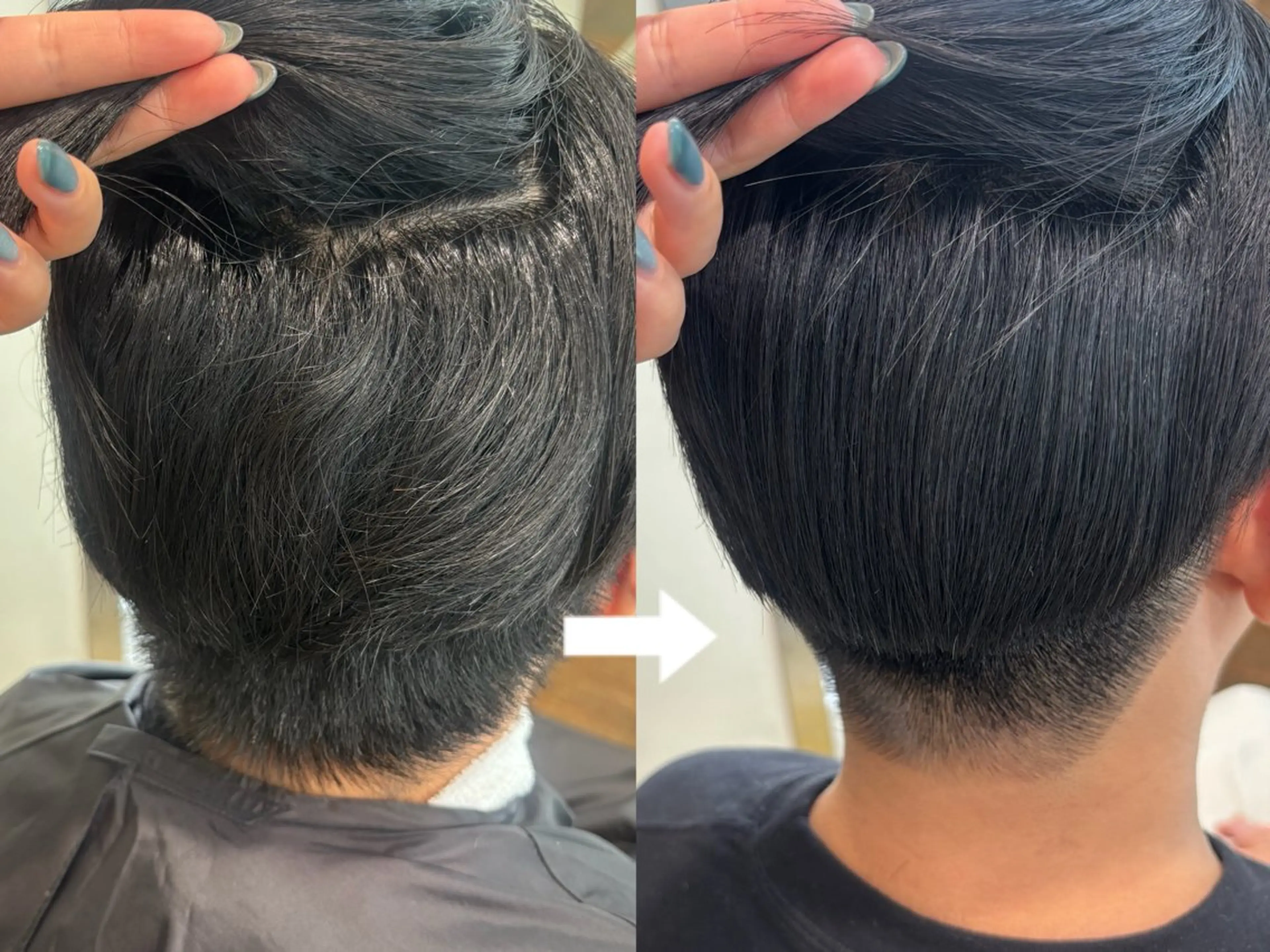 ロング メンズ メンズパーマ カット 縮毛矯正 野間 ひなののヘアスタイル