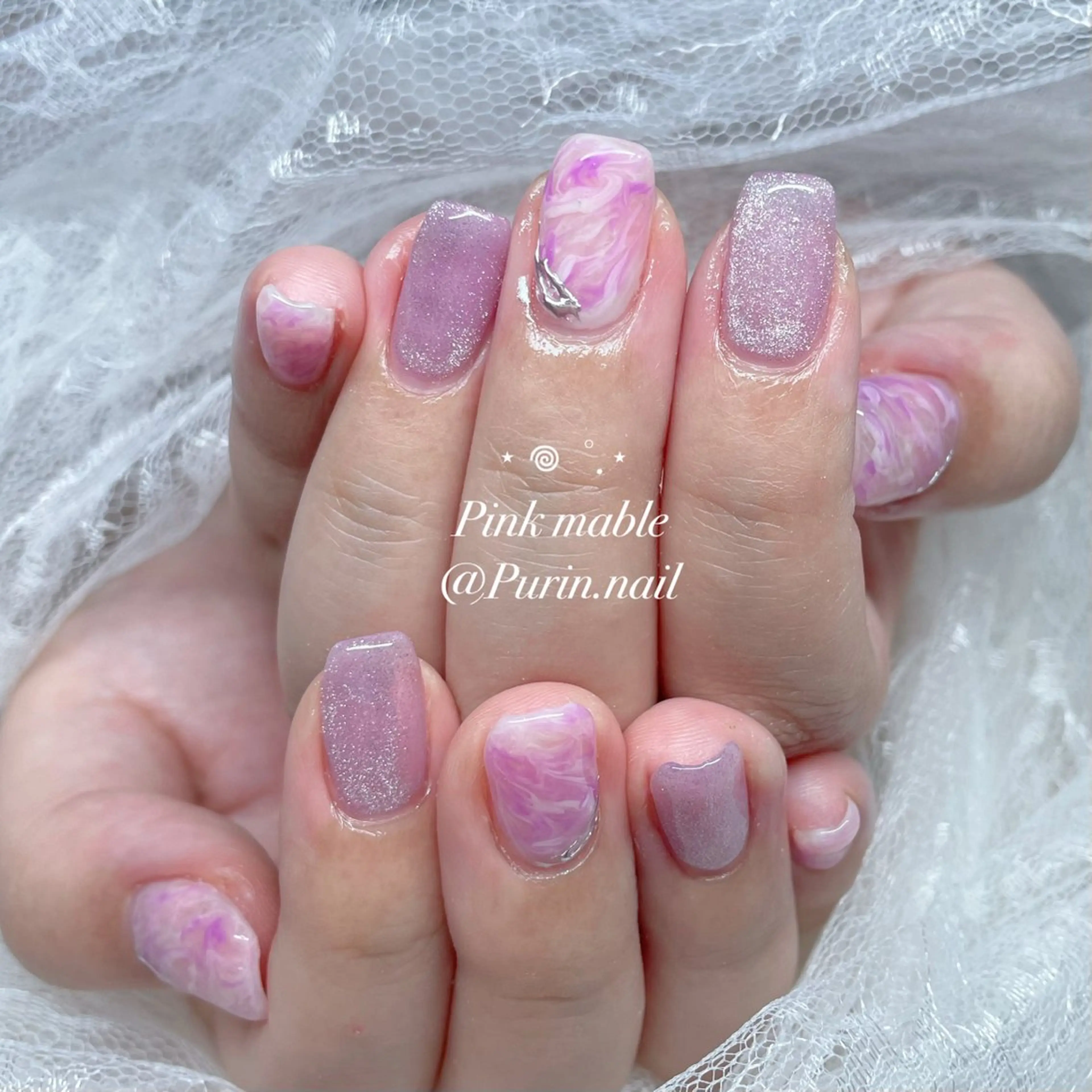 ネイル ハンドネイル Nails by Purin🍮のネイルデザイン