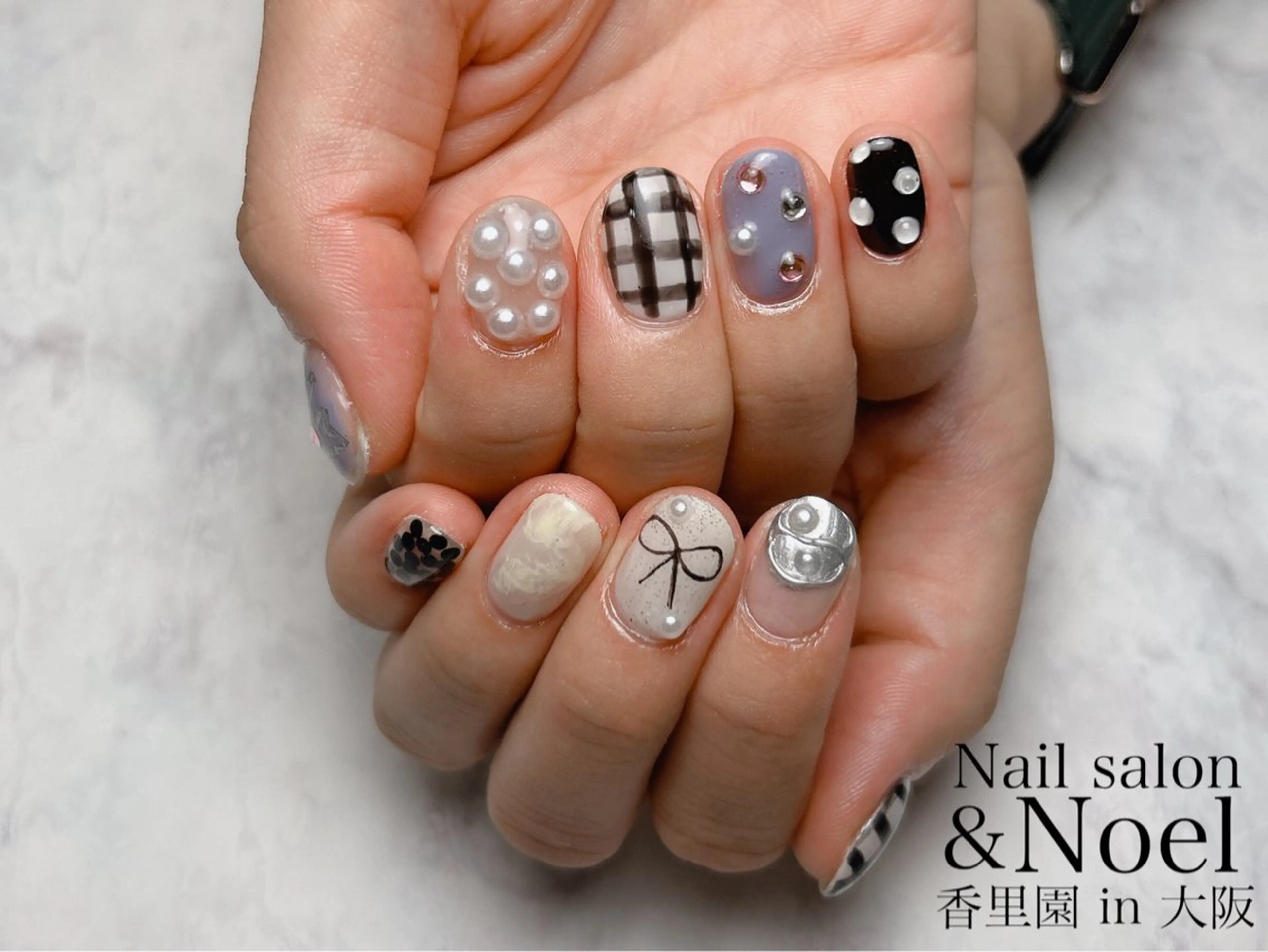 ネイル ハンドネイル Nailsalon  &Noel所属・もも 🍑のネイルデザイン