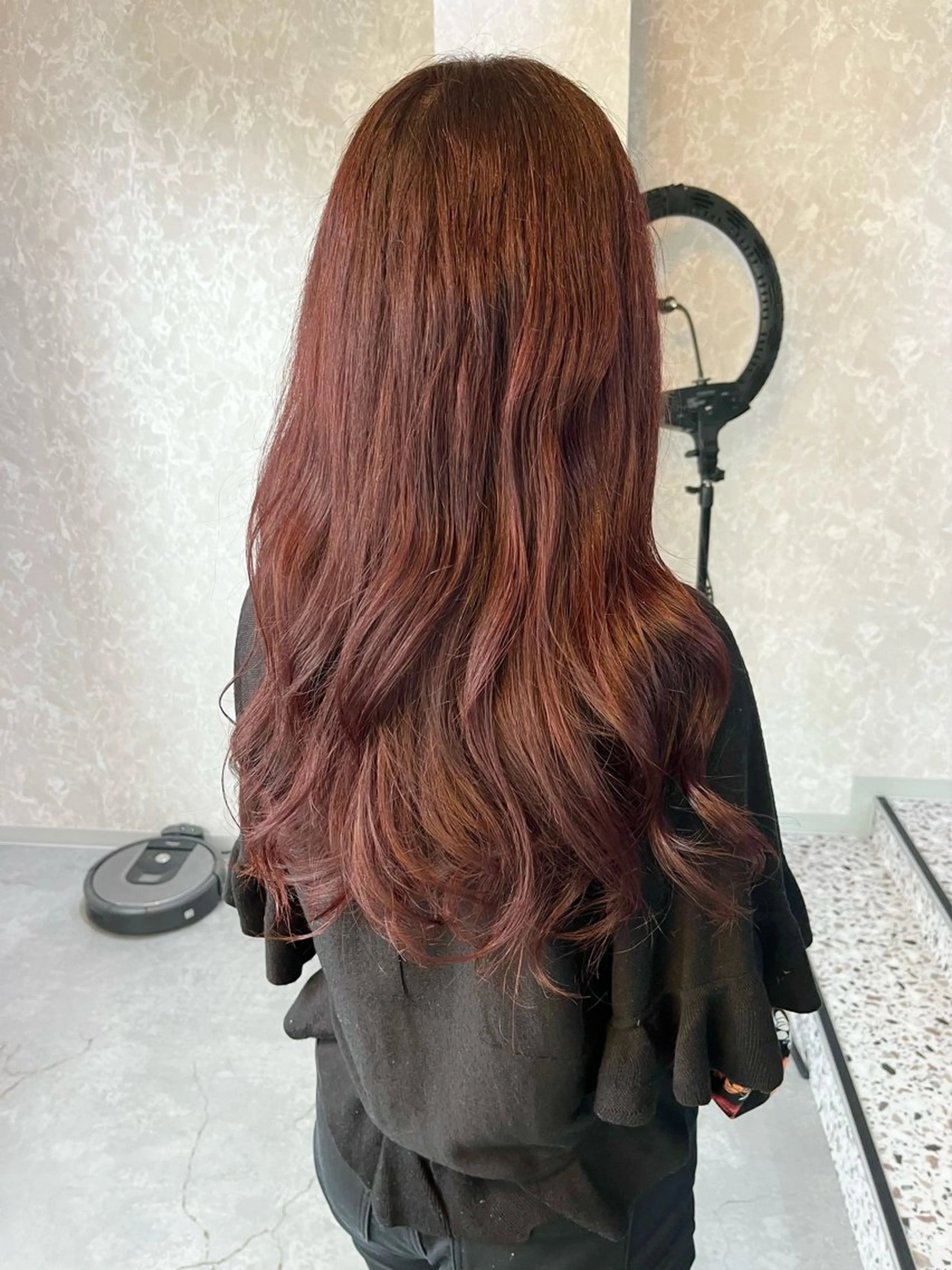 ロング カラー 池田 真衣のヘアスタイル