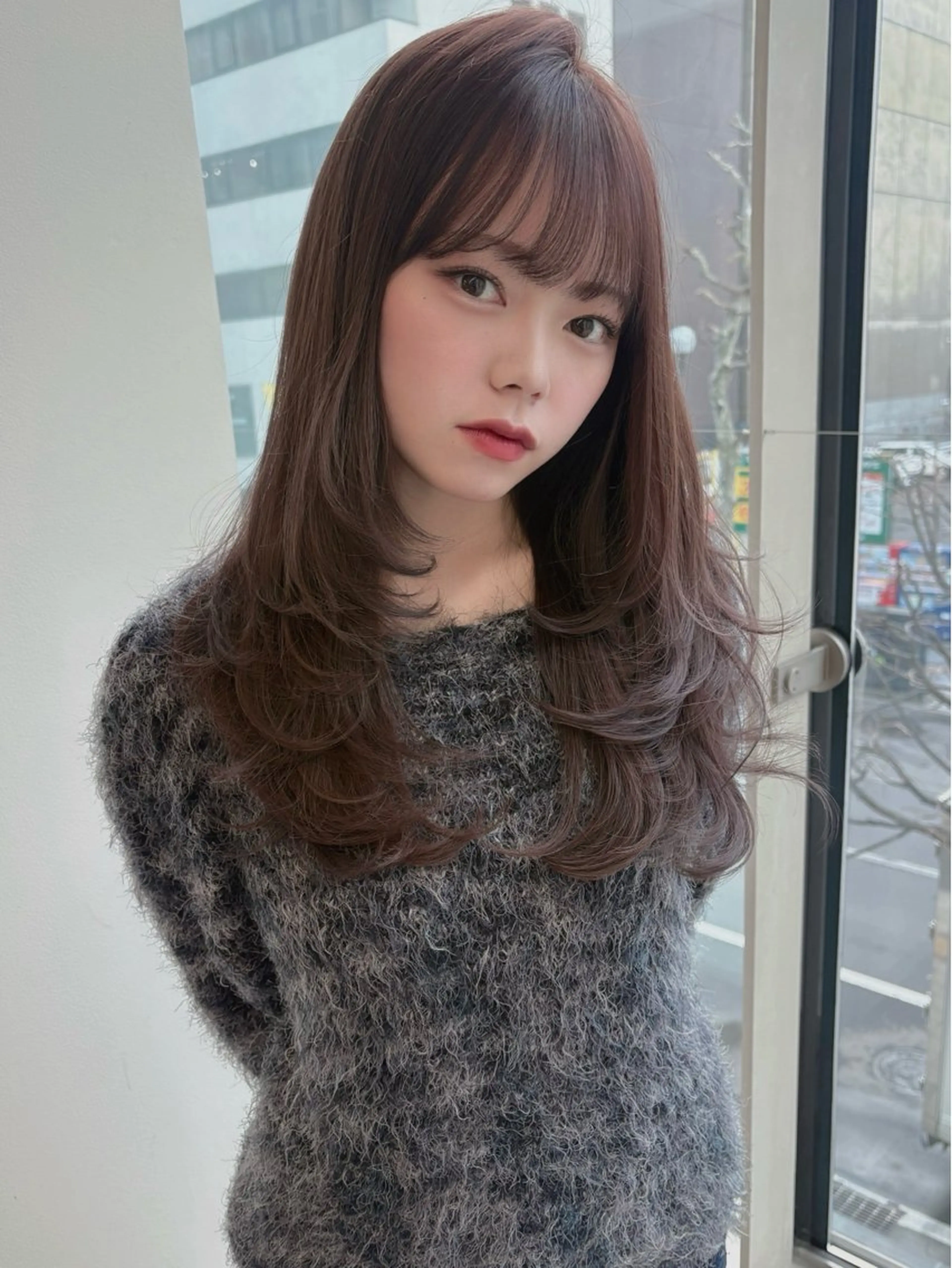 ロング カラー カット ヘアカラー トリートメント kanato🇰🇷 【札幌韓国ヘア】のヘアスタイル