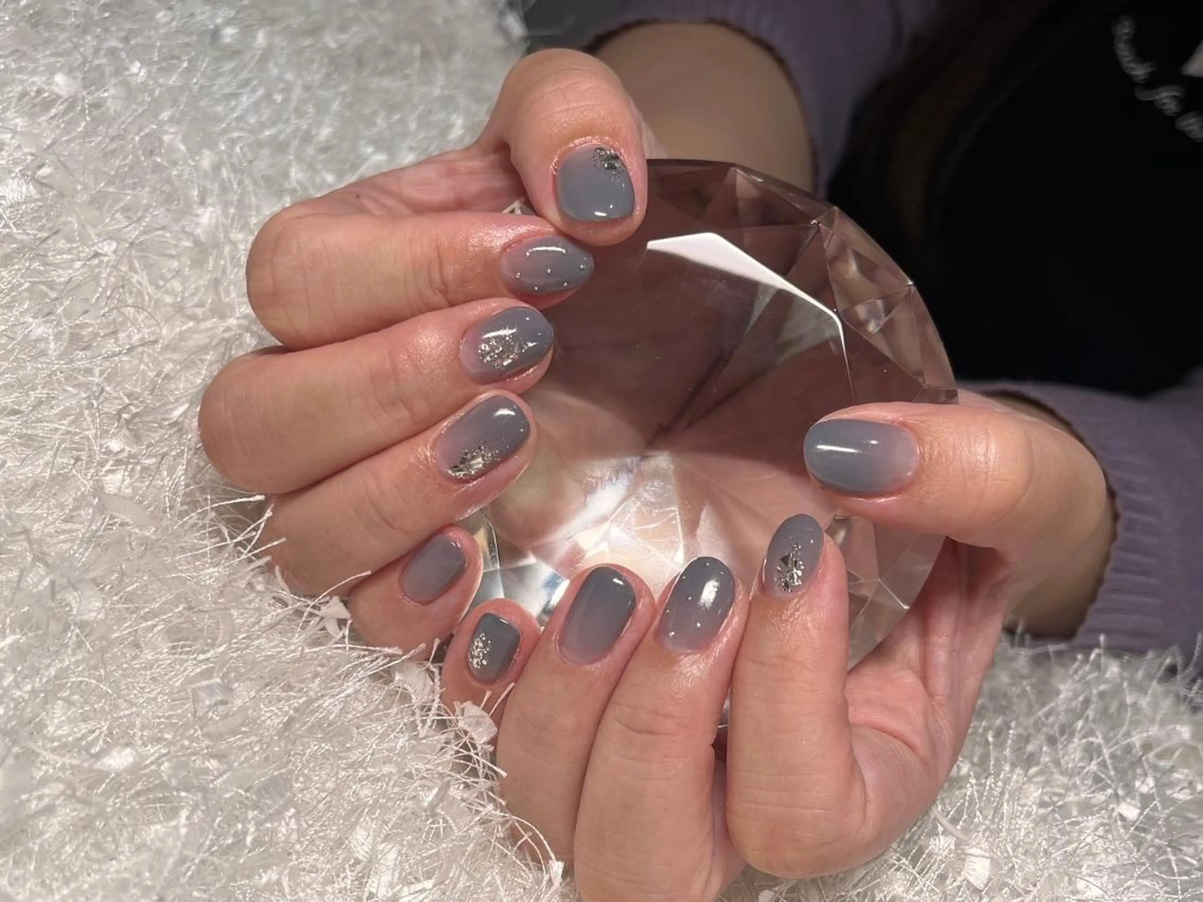 ネイル 長さ出し フレンチネイル ジェルネイル グラデーション 韓国ネイル ハンドネイル Nail&eye Belire 新宿のネイルデザイン