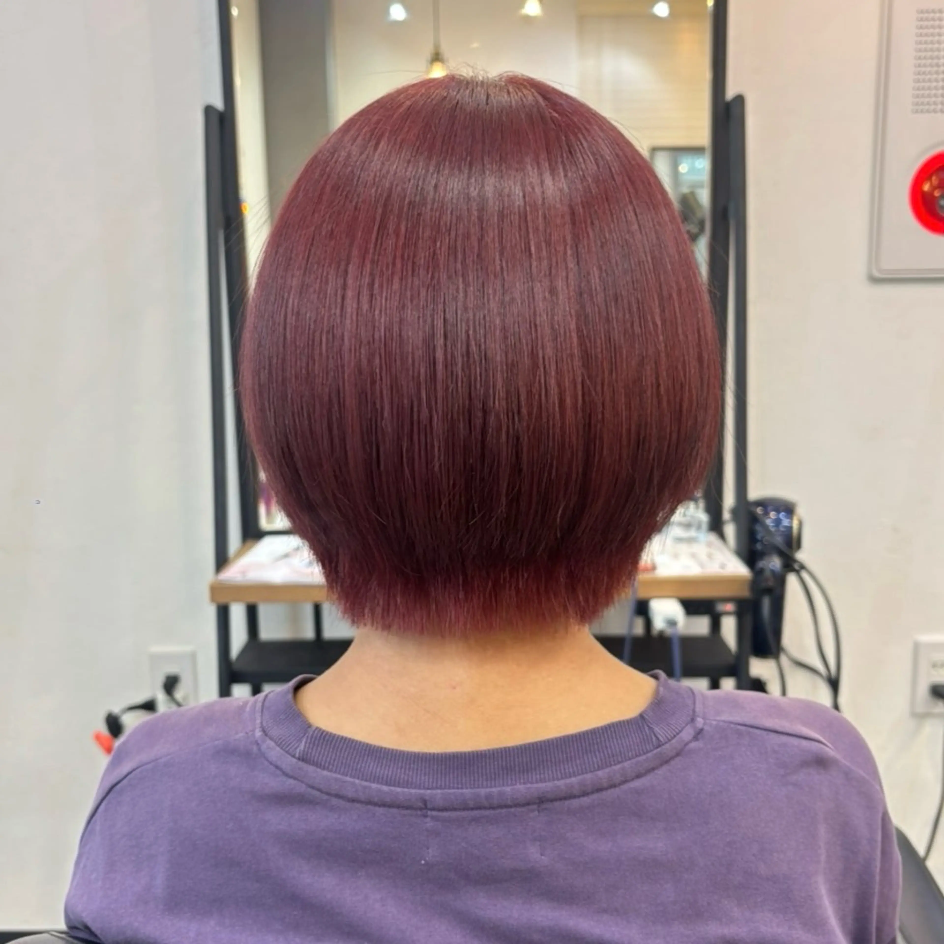 ショート カラー ヘアカラー トリートメント DEST ゆりかのヘアスタイル