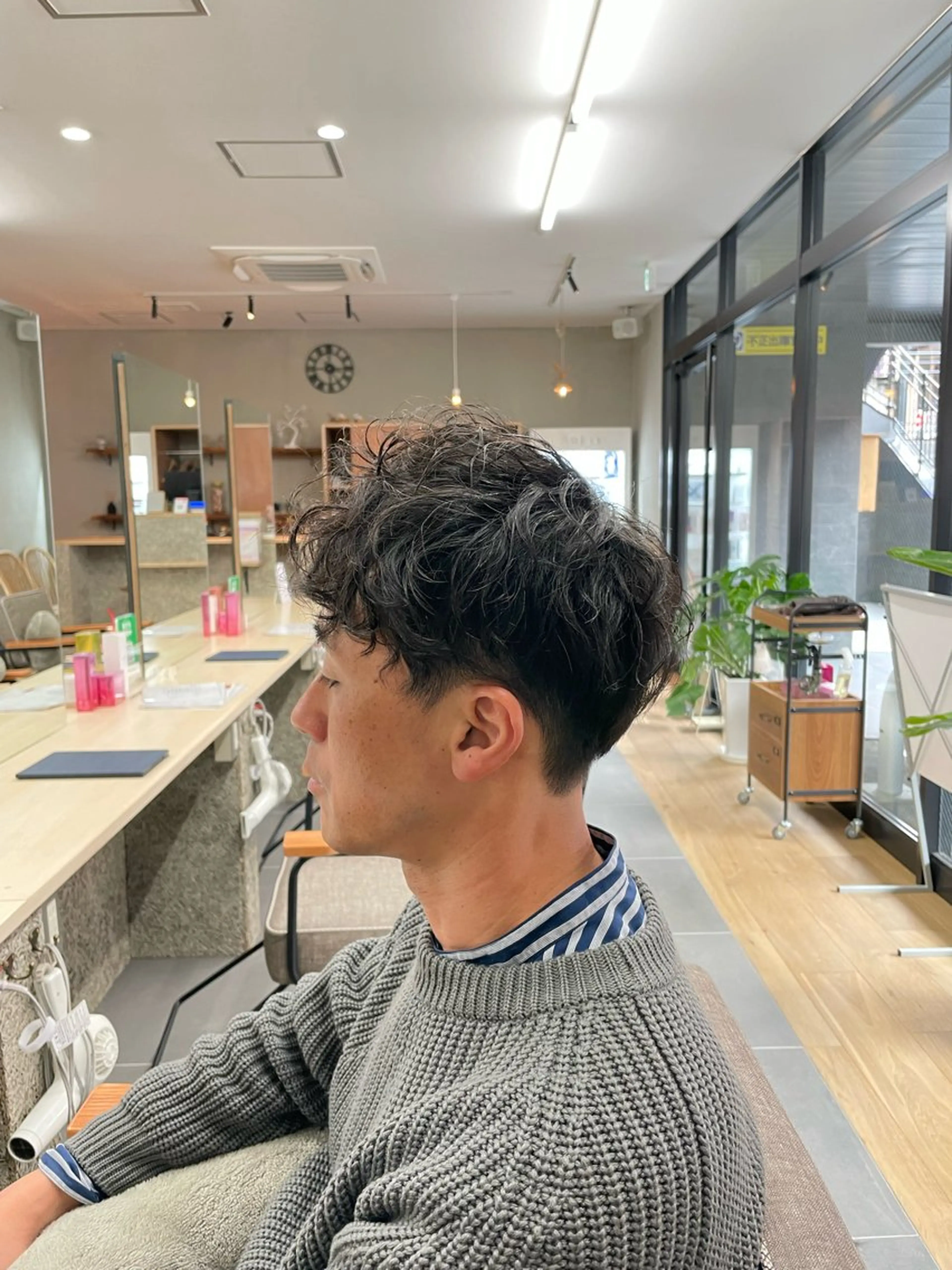 メンズ カット ヘッドスパ ヘアセット 遠藤 健登のヘアスタイル