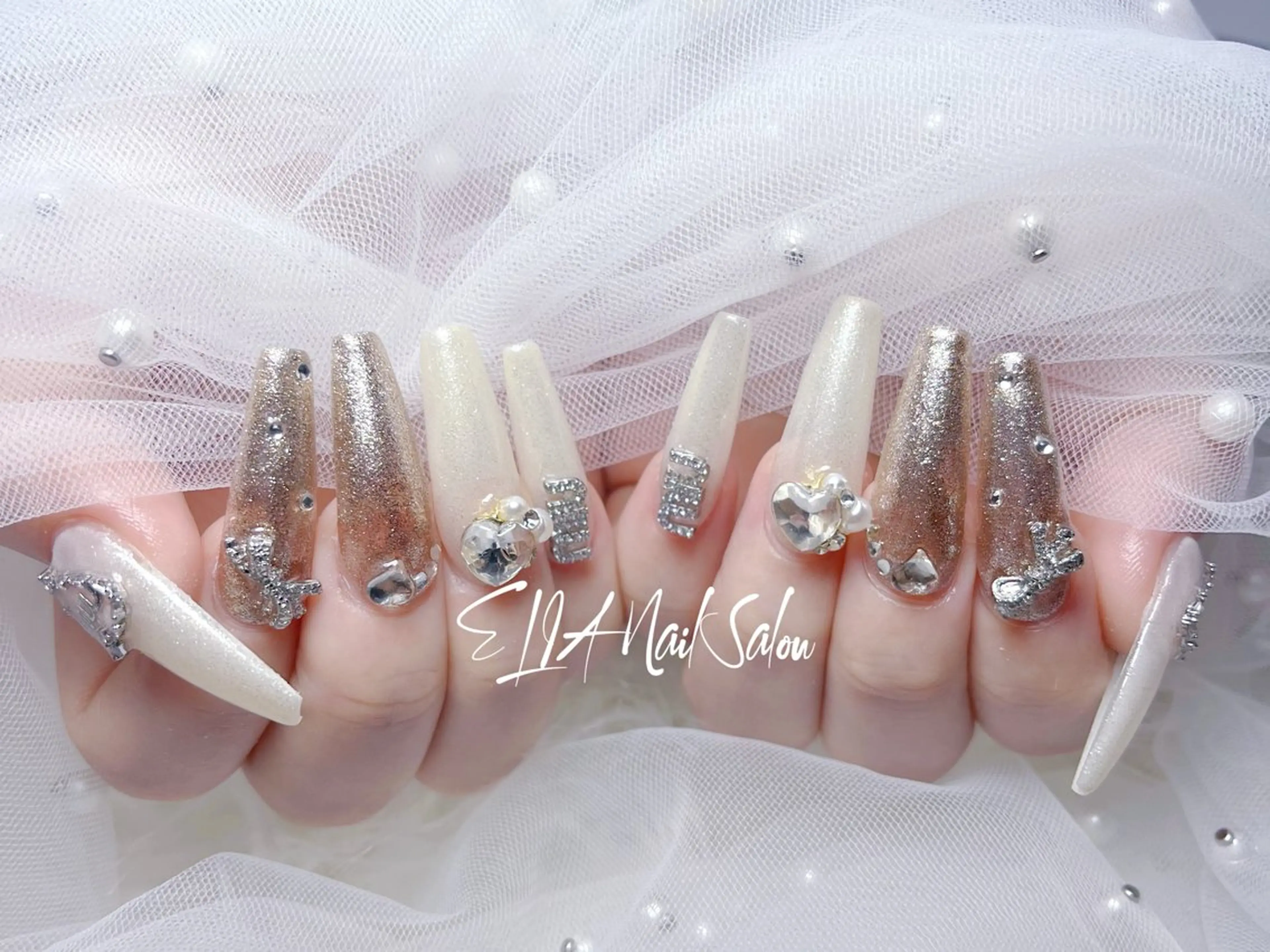 セミロング ハンドネイル ELIA【エリア】 nailsalonのネイルデザイン