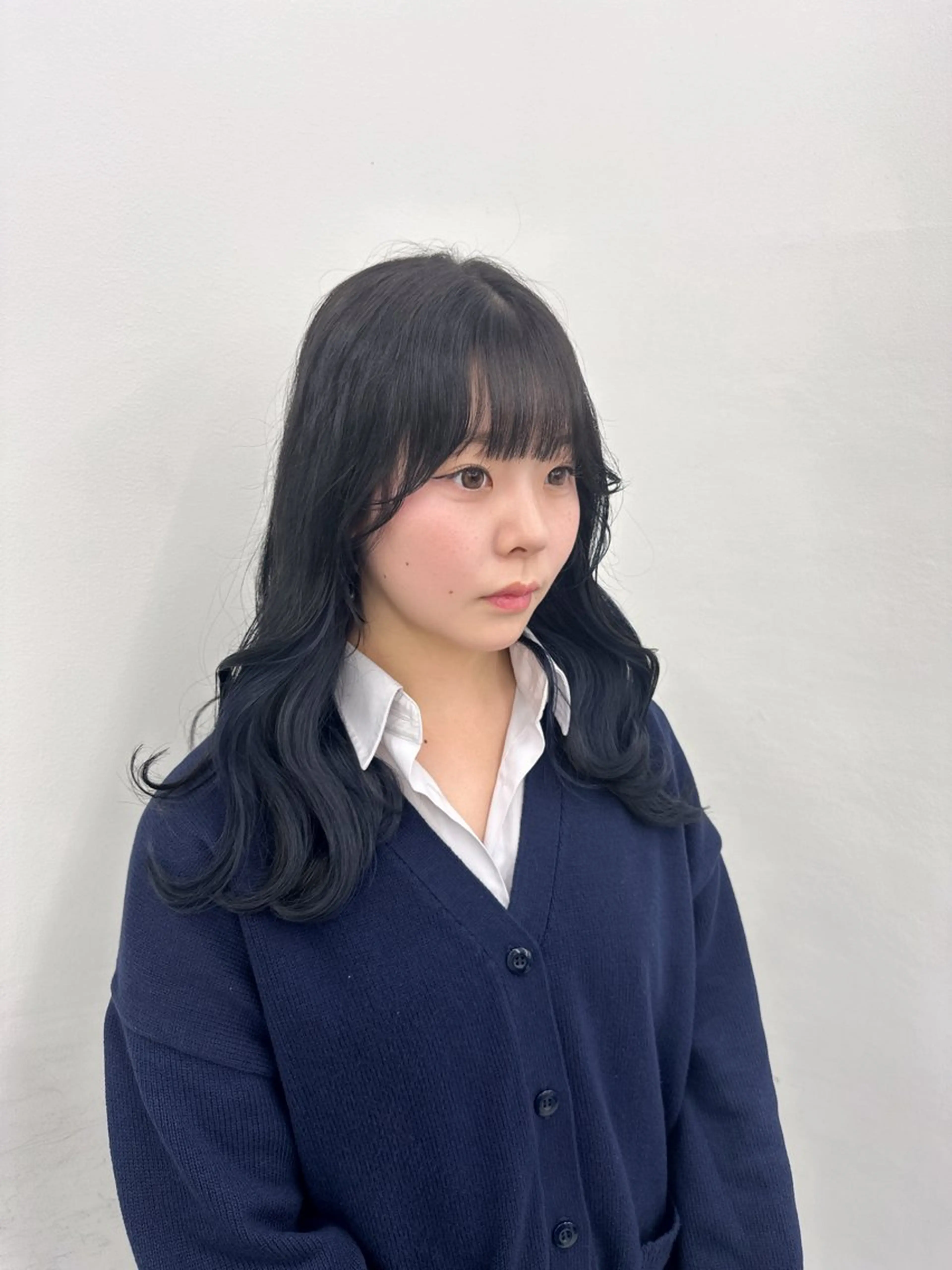 ロング カラー パーマ ヘアアレンジ メンズ キッズ ♥️韓国ヘア レイヤー♥️ゆりのヘアスタイル