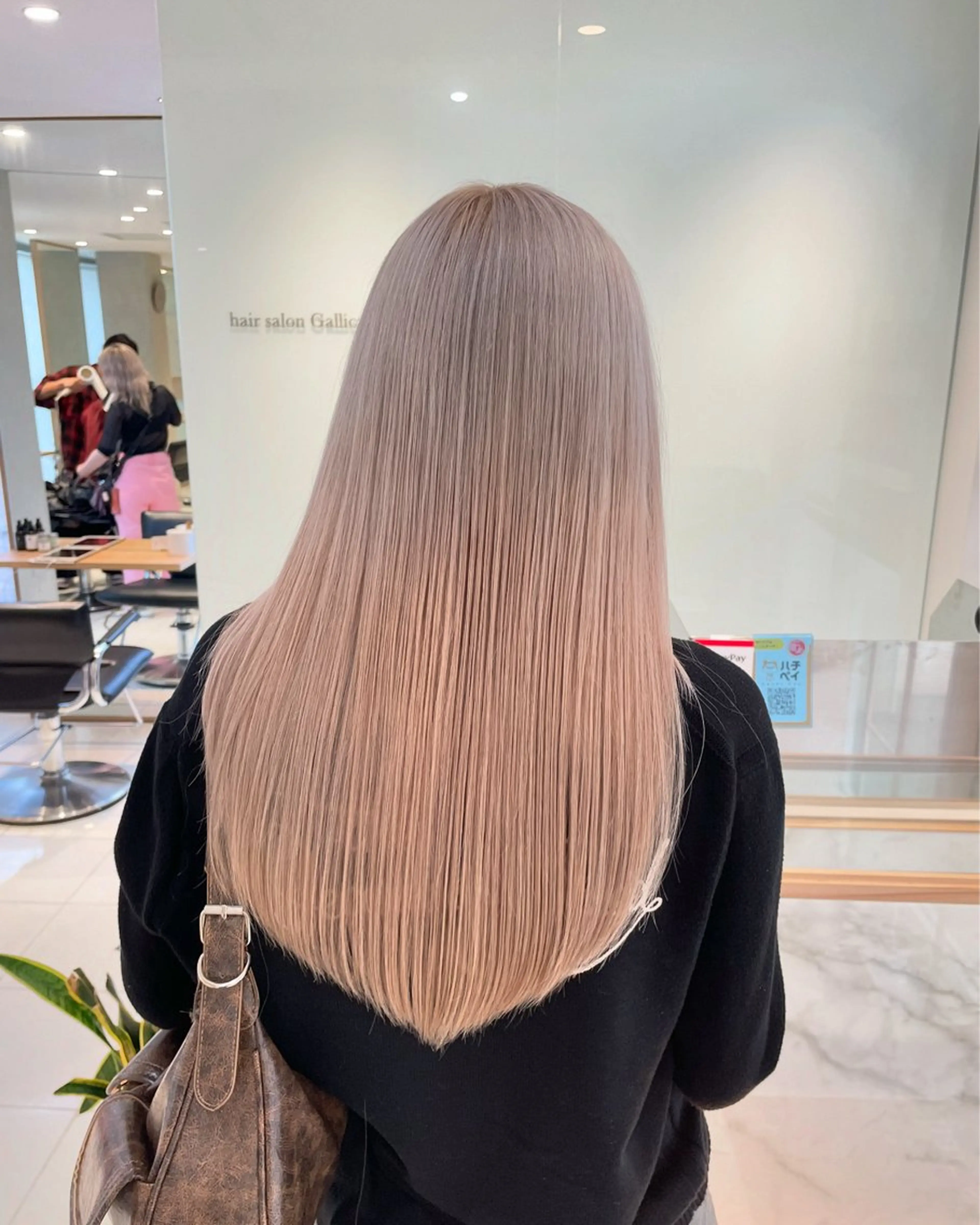 ロング カラー ヘアアレンジ ブリーチ ブロンド ヘアカラー トリートメント ヘアセット topstylist 🖤川辺晴加🖤のヘアスタイル