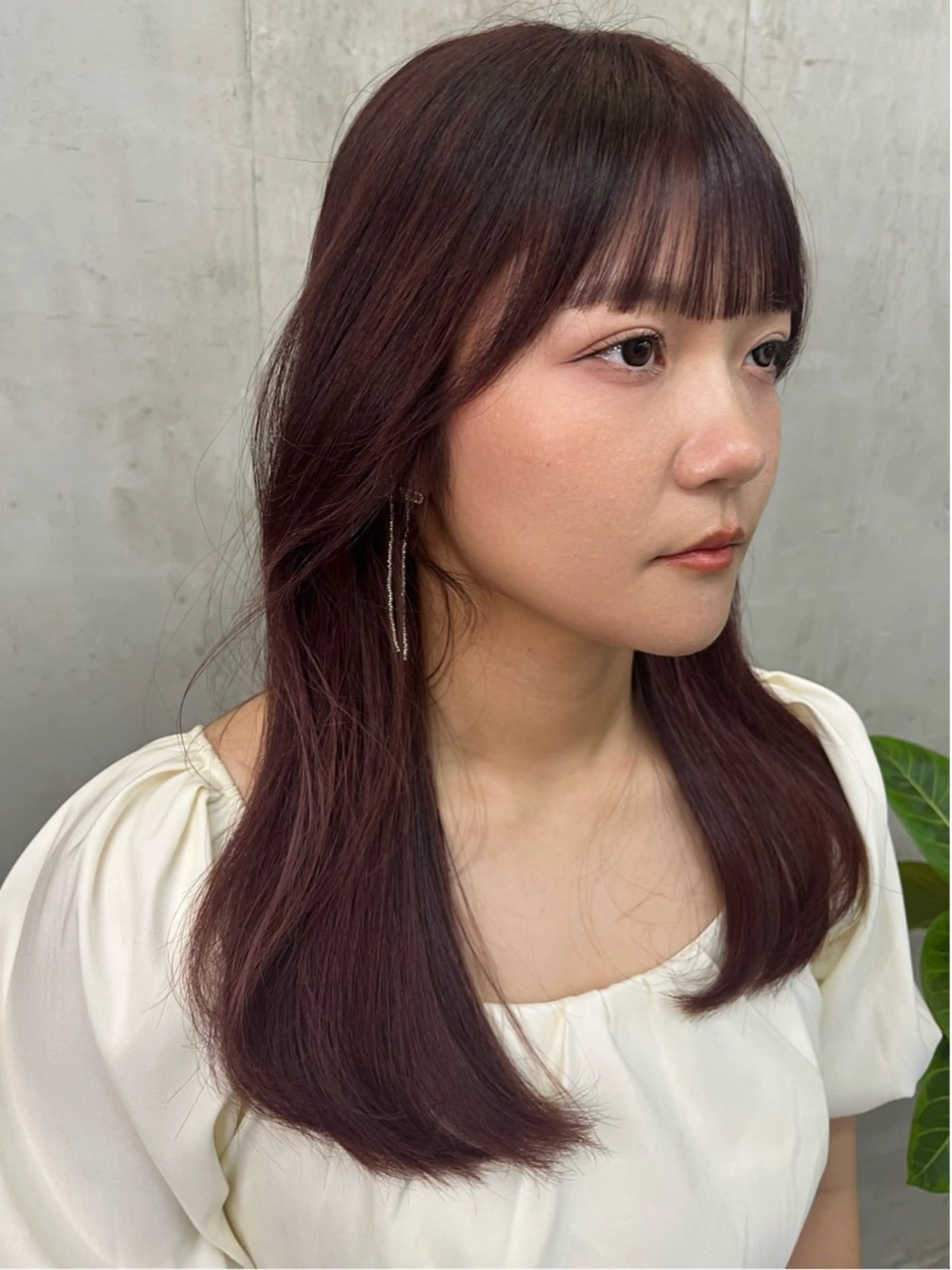 セミロング カラー ベージュカラー ブリーチ ケアブリーチ 透明感カラー ダブルカラー ヘアカラー SALT WATER所属・🫐 𝐌𝐚𝐨 🫐ボブモデル募集のヘアスタイル