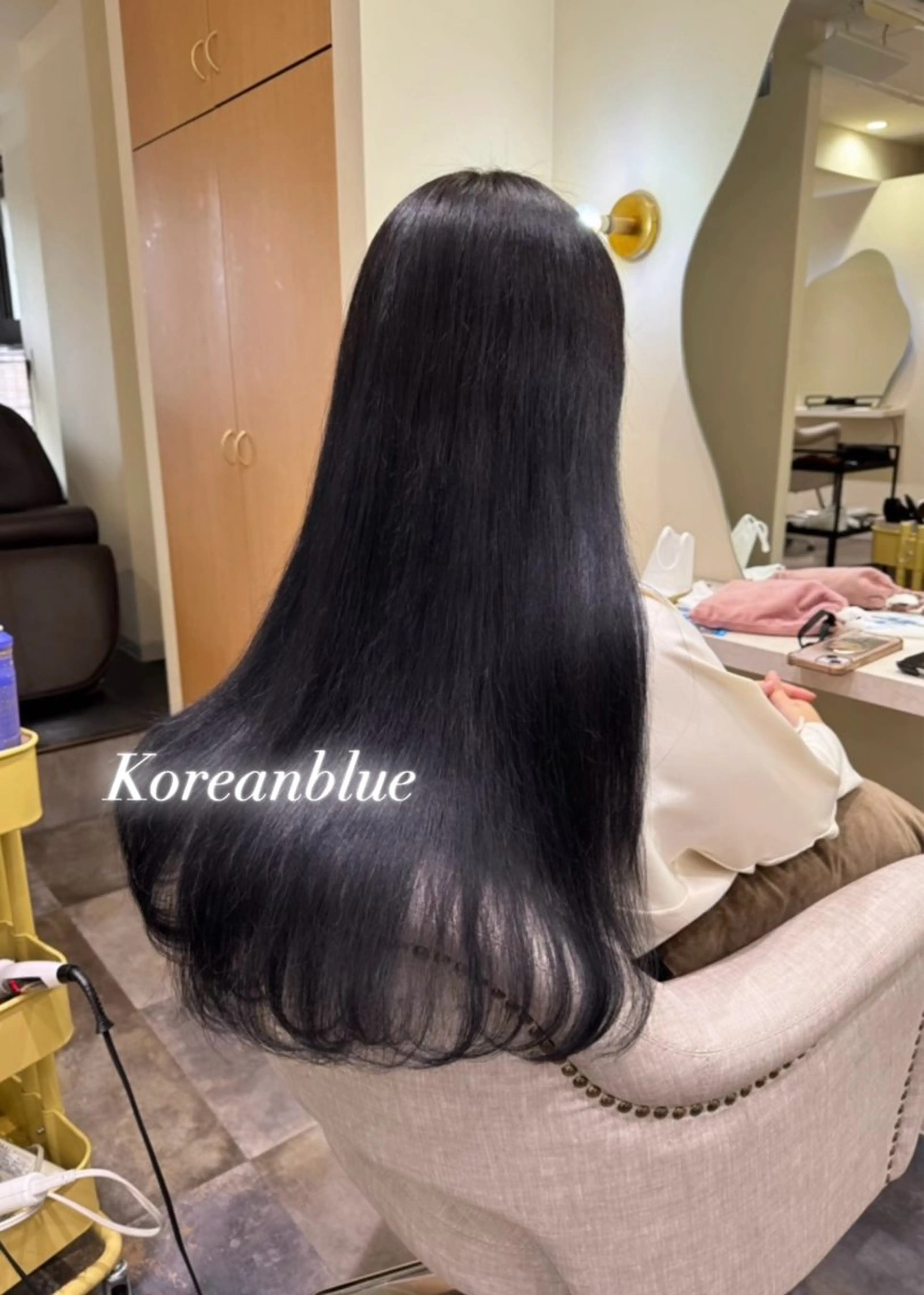 ロング カラー ブルーカラー minilu  by   LuLuca所属・高谷 凜のヘアスタイル