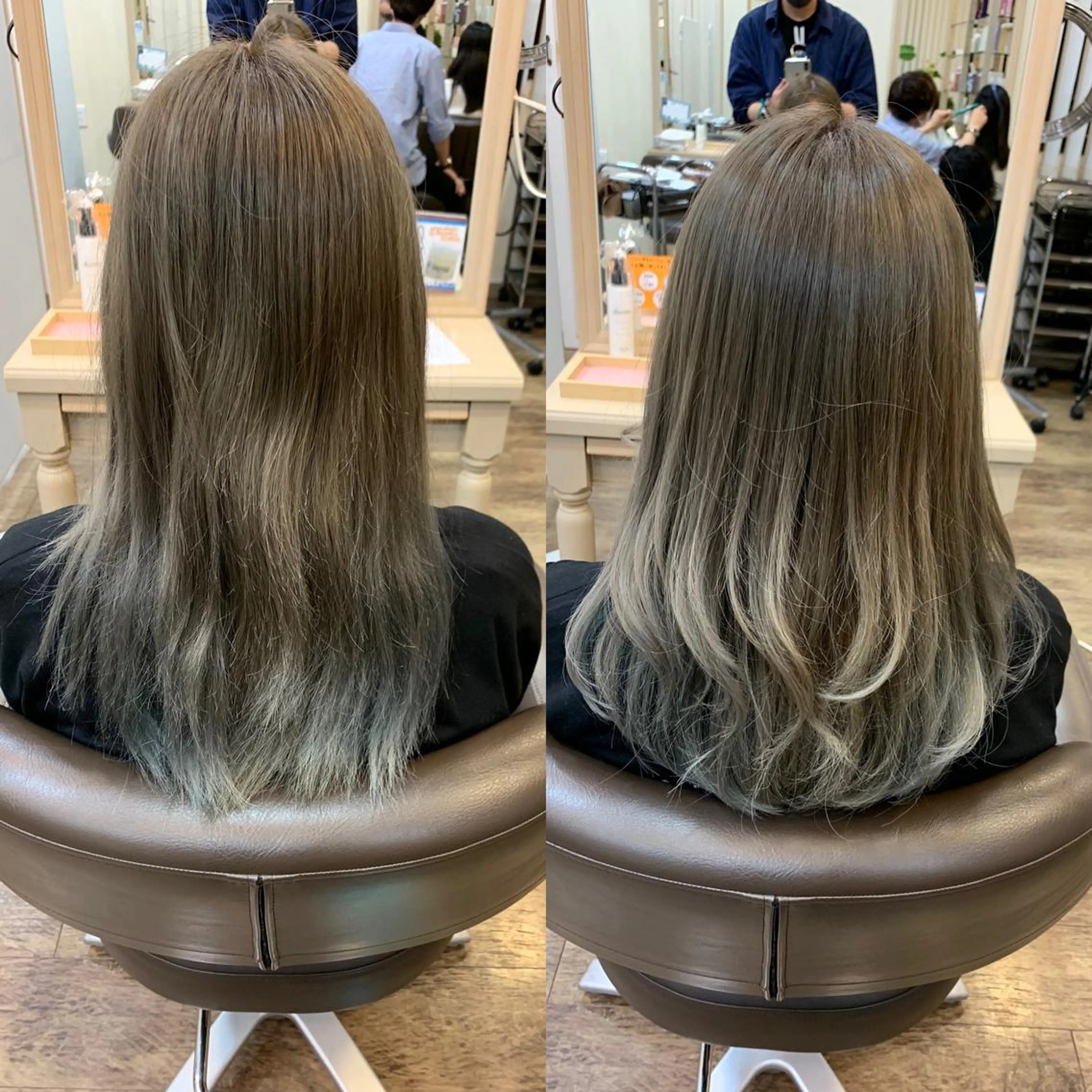 セミロング 韓国ヘア/レイヤー 🇰🇷/艶髪/長橋のヘアスタイル