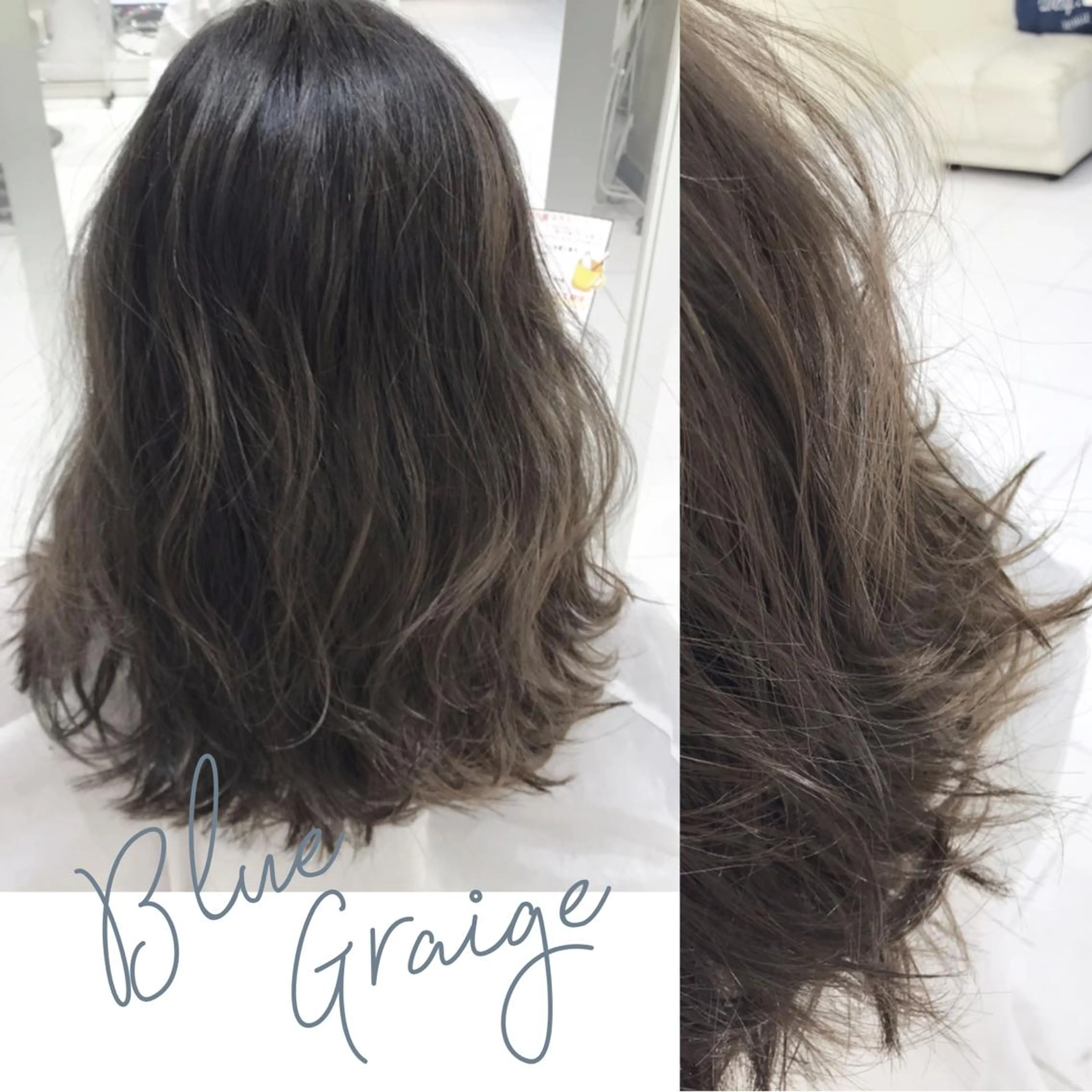 ミディアム カラー 岡田詩織 MODE Ks松原店のヘアスタイル