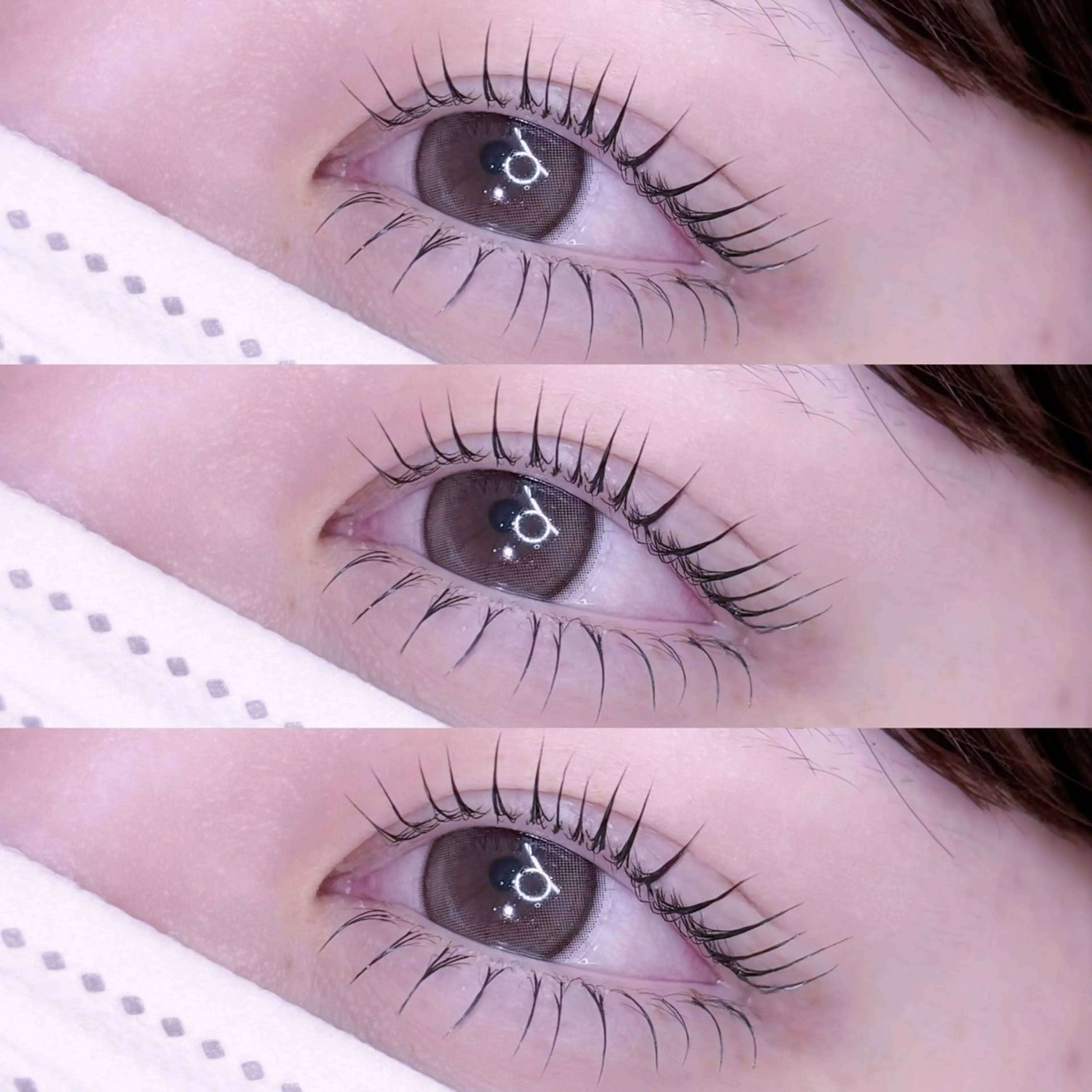 マツエク・マツパ 束感まつ毛 フラットラッシュ パリジェンヌラッシュリフト まつげパーマ 下まつげエクステ CONNECT所属・eyelist ✵ Itsukiのマツエク・マツパデザイン