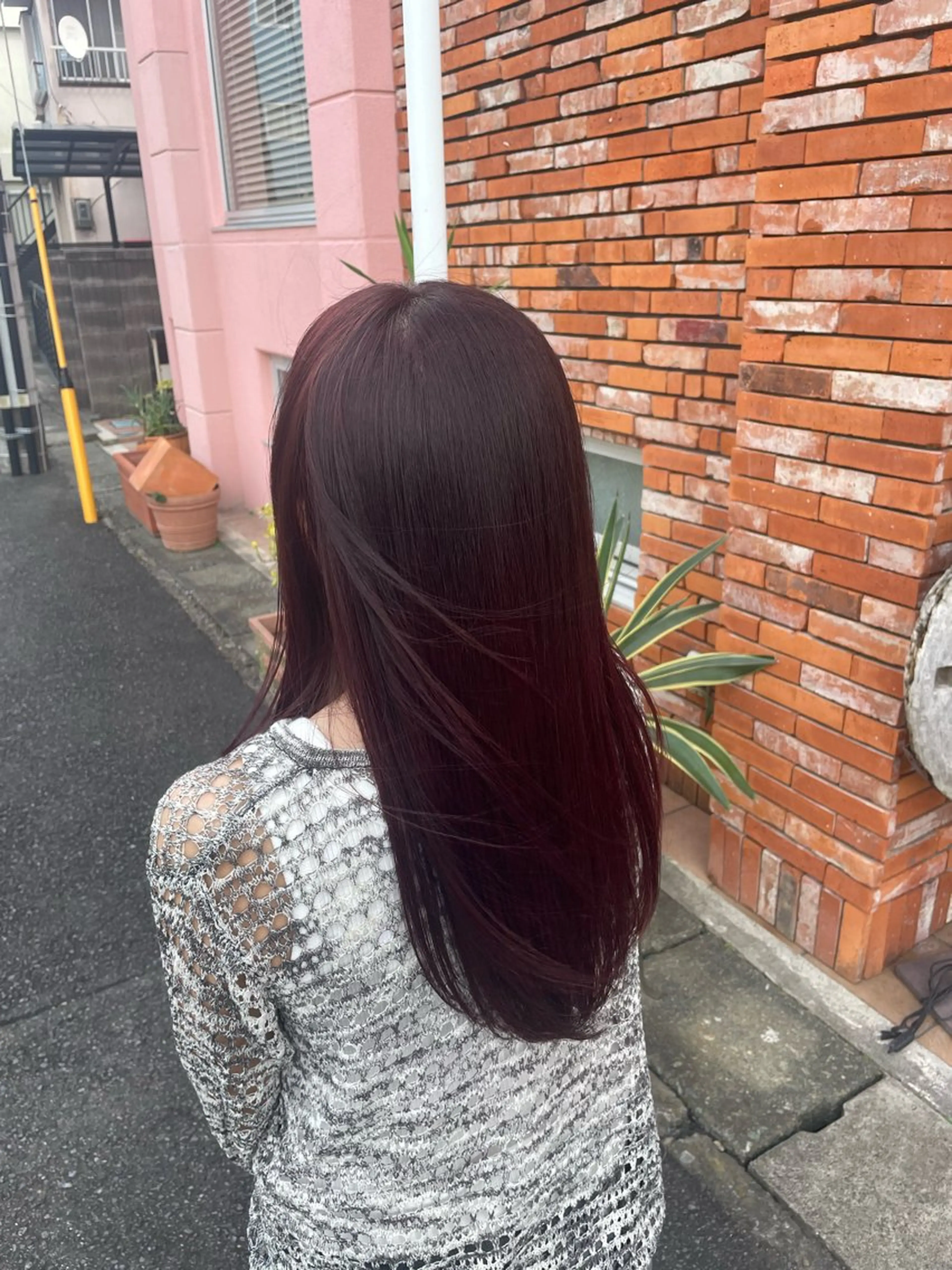 ロング ヘアカラー 髪質改善/縮毛矯正/ 艶カラーASAYAのヘアスタイル