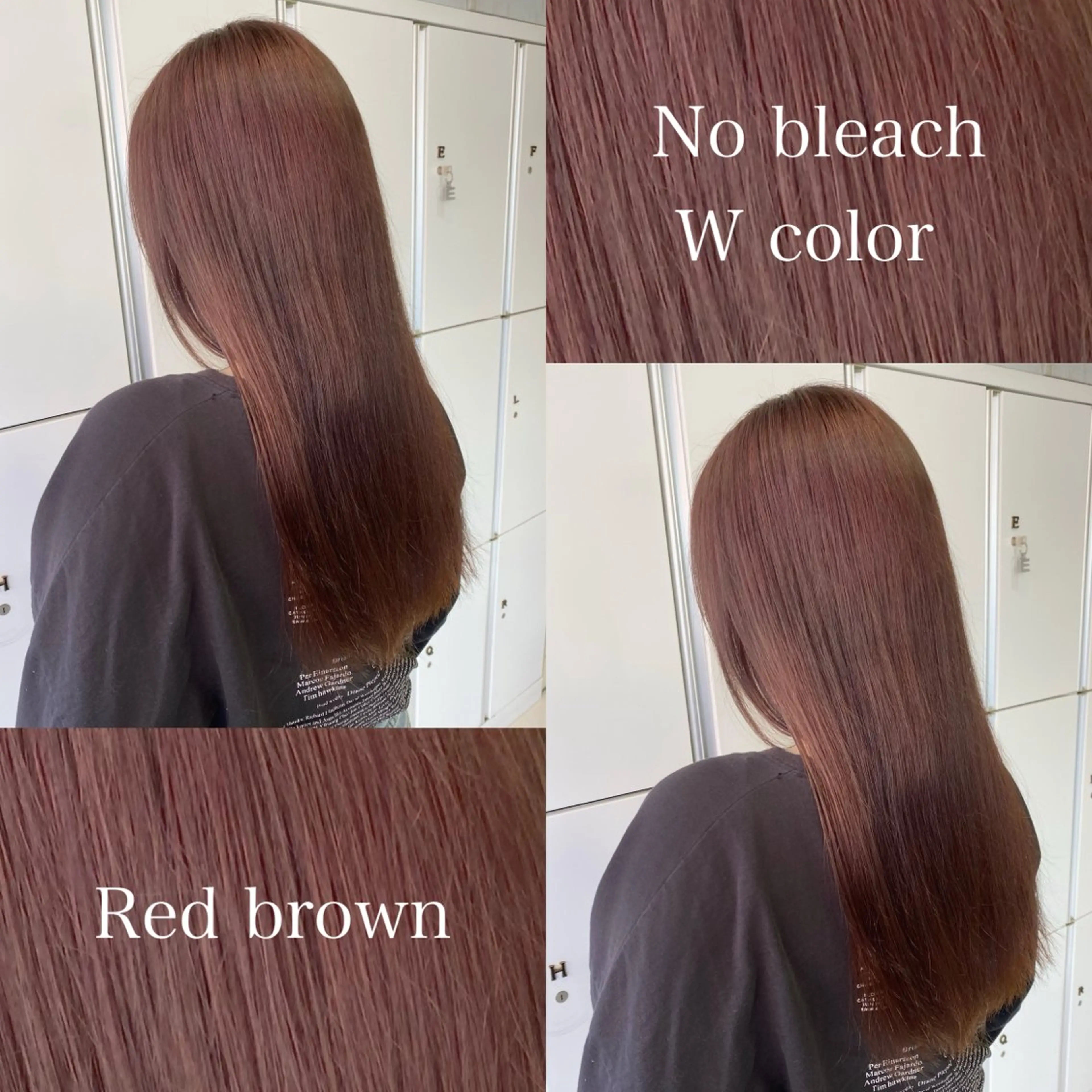 ロング ヘアカラー ミルクティーベージュ 暖色カラー/池田麻帆のその他イメージ