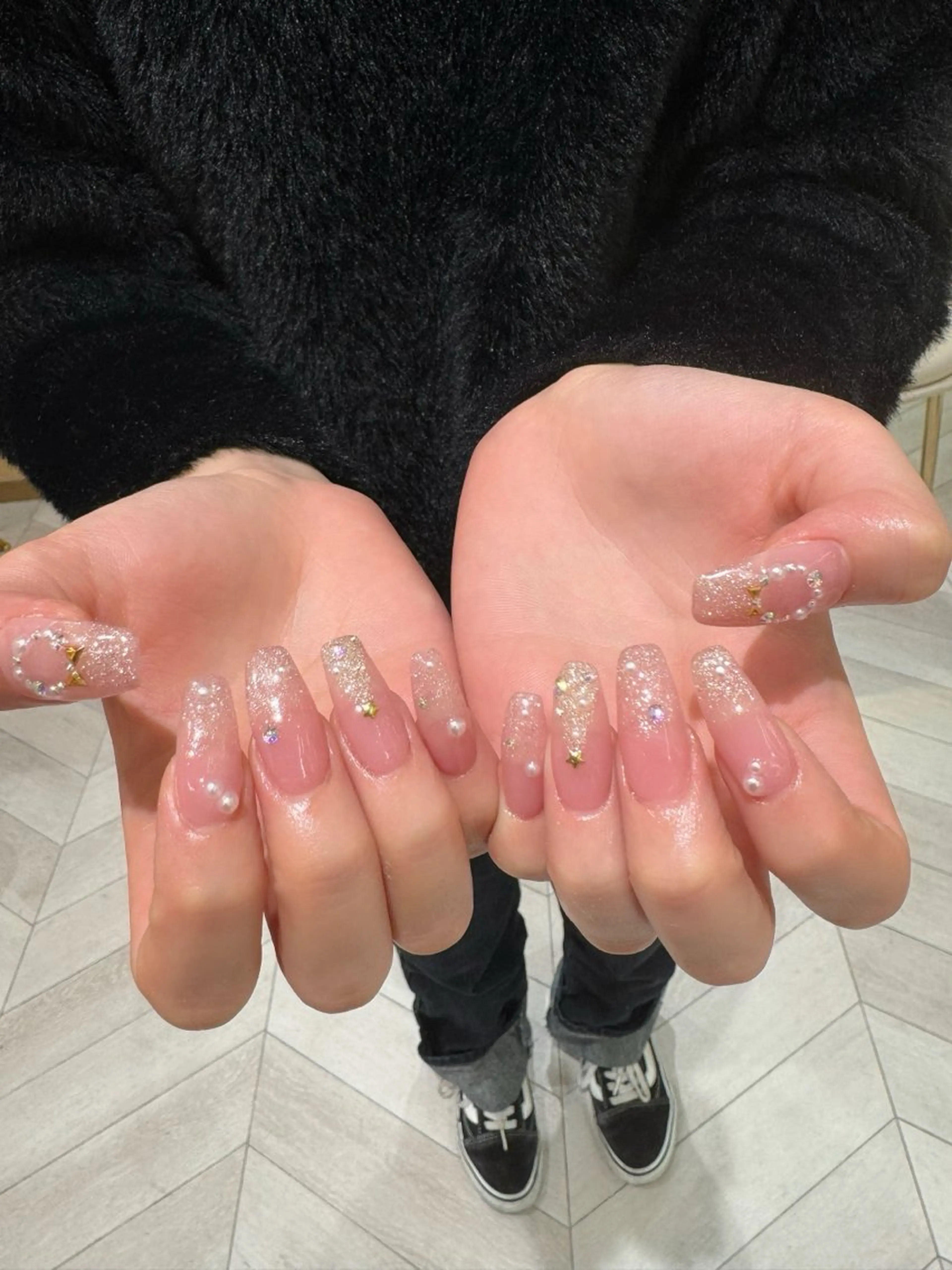 ネイル ハンドネイル なぽ ❤︎ y2k/韓国nailのマツエク・マツパデザイン