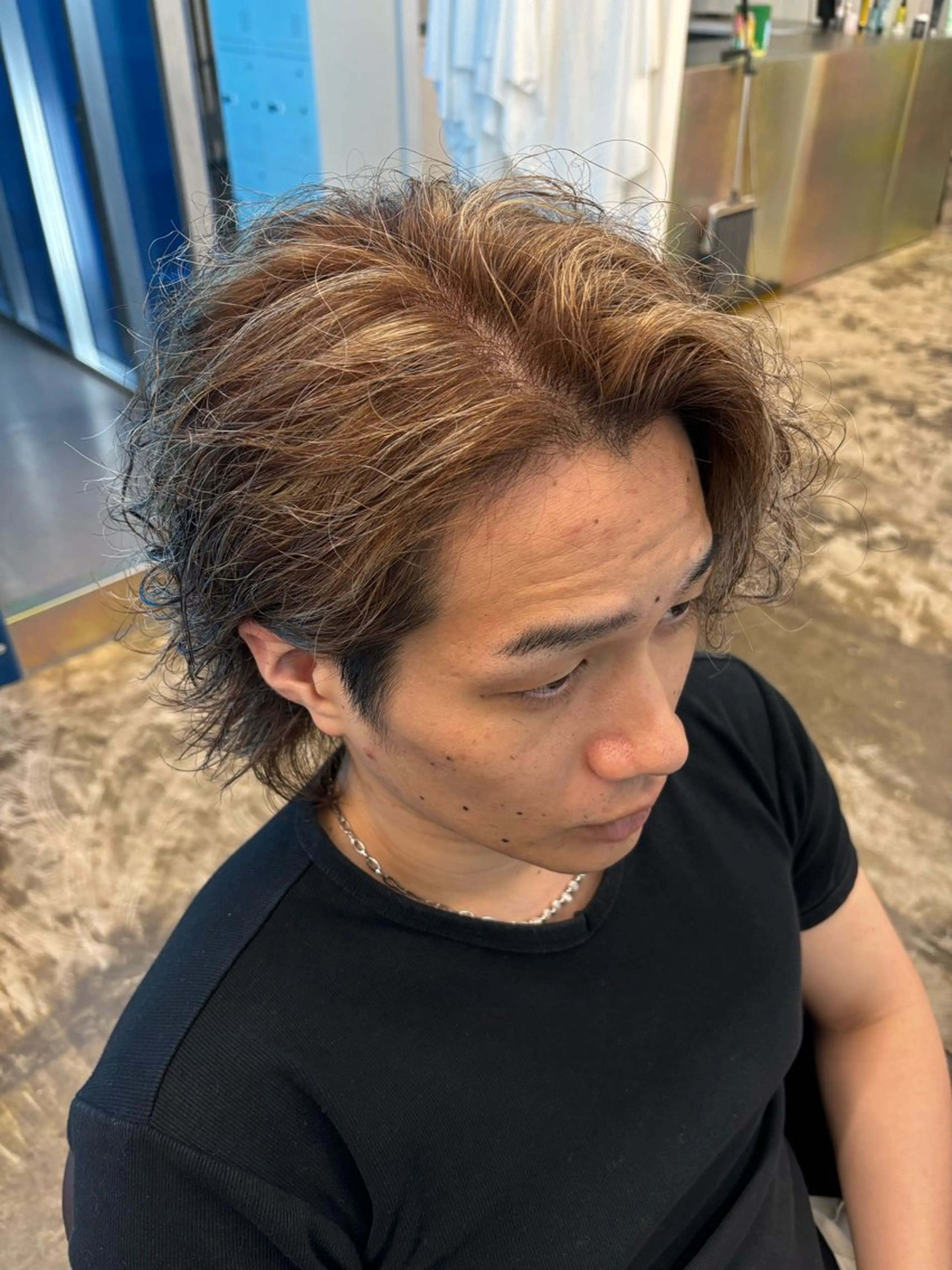 ミディアム UNSER prod by THE DAY所属・人見 風斗のヘアスタイル