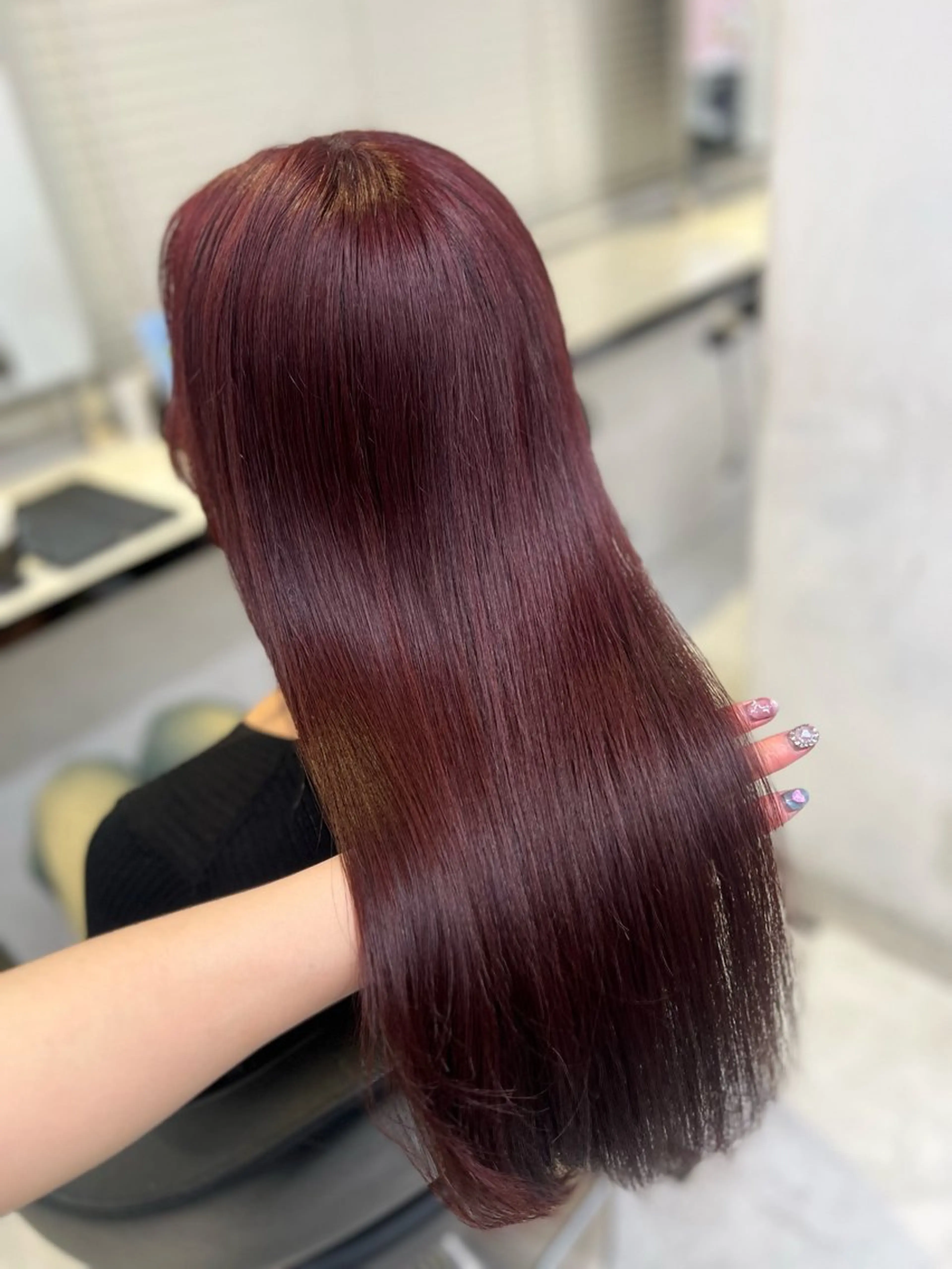 ミディアム カラー ヘアアレンジ ヘアカラー トリートメント ヘッドスパ ヘアセット 💕ブリーチカラー☁ 髪質改善💖サワのヘアスタイル