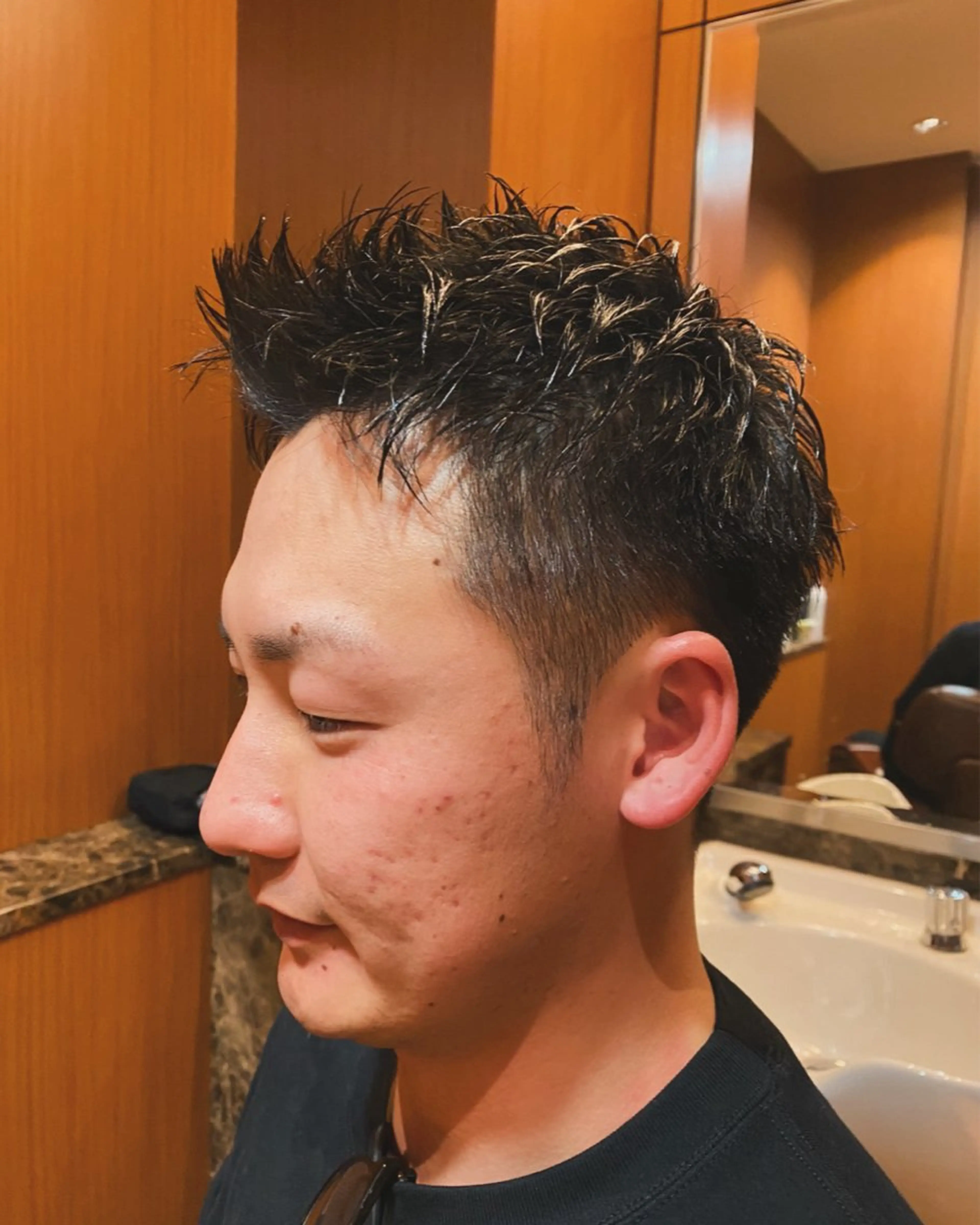 ショート ショートヘア 北川 竜也のヘアスタイル
