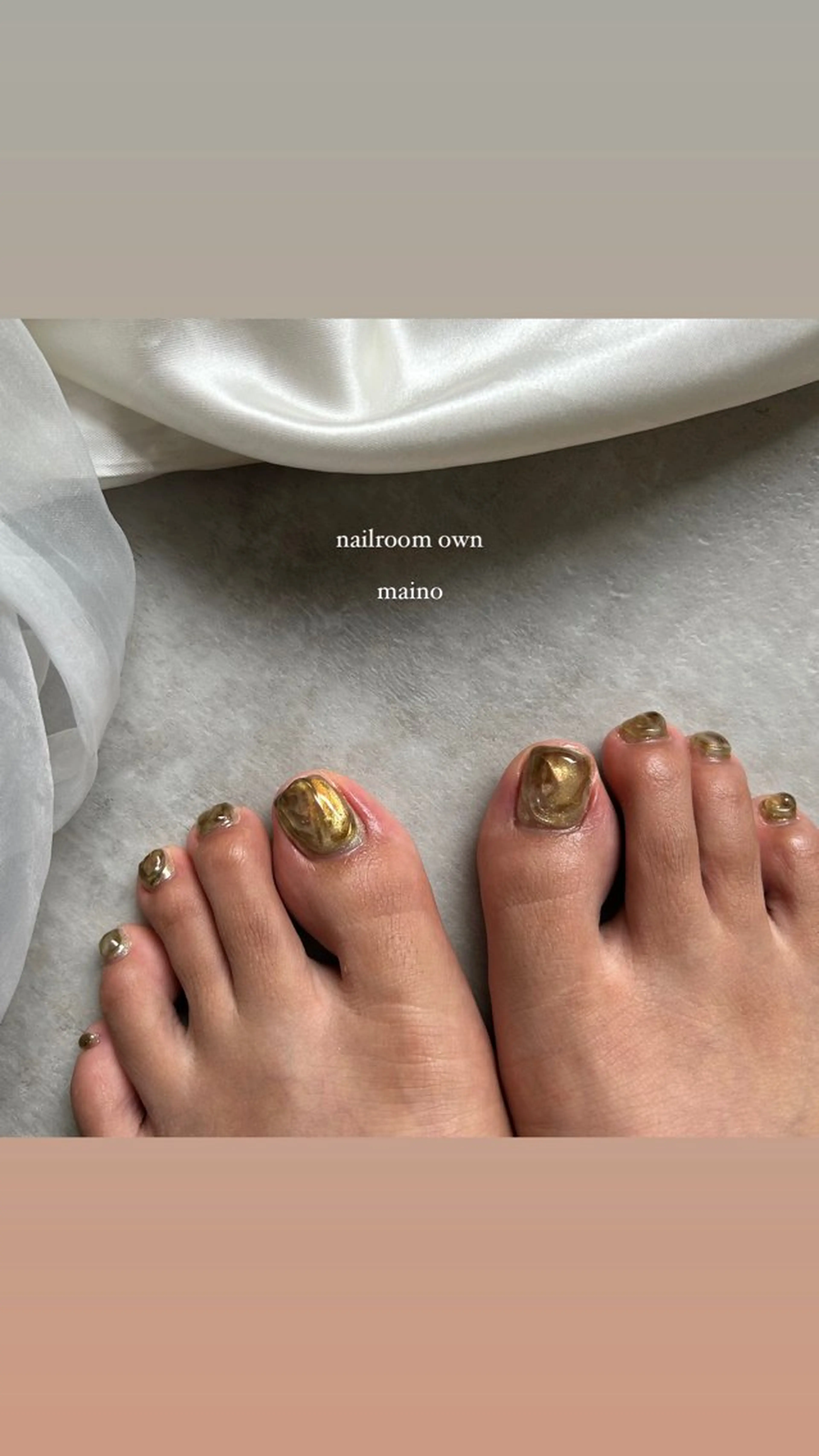 ネイル フットネイル nailroom own所属・maino ( own　)のネイルデザイン