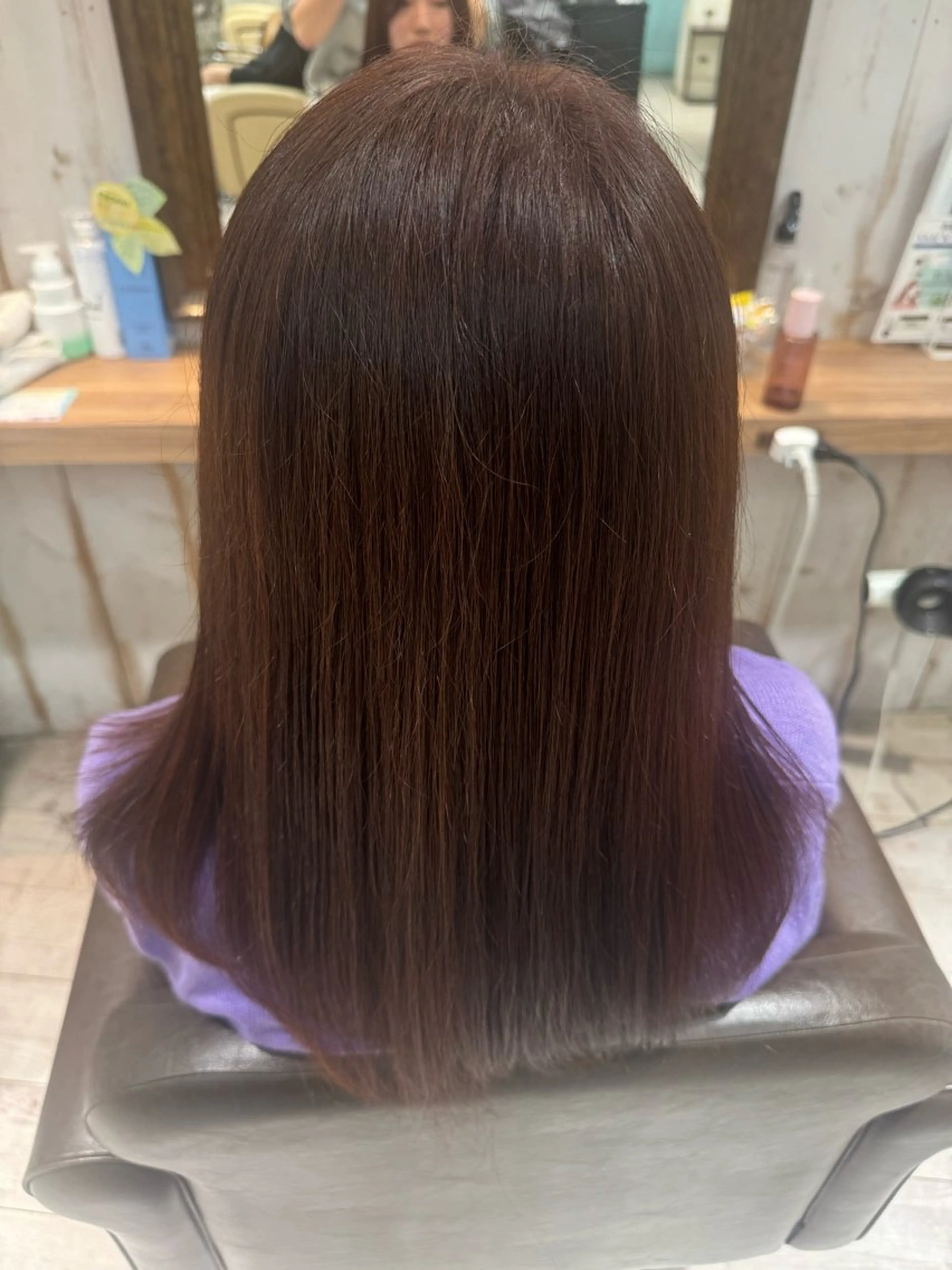 セミロング カラー 豊田 さくらのヘアスタイル