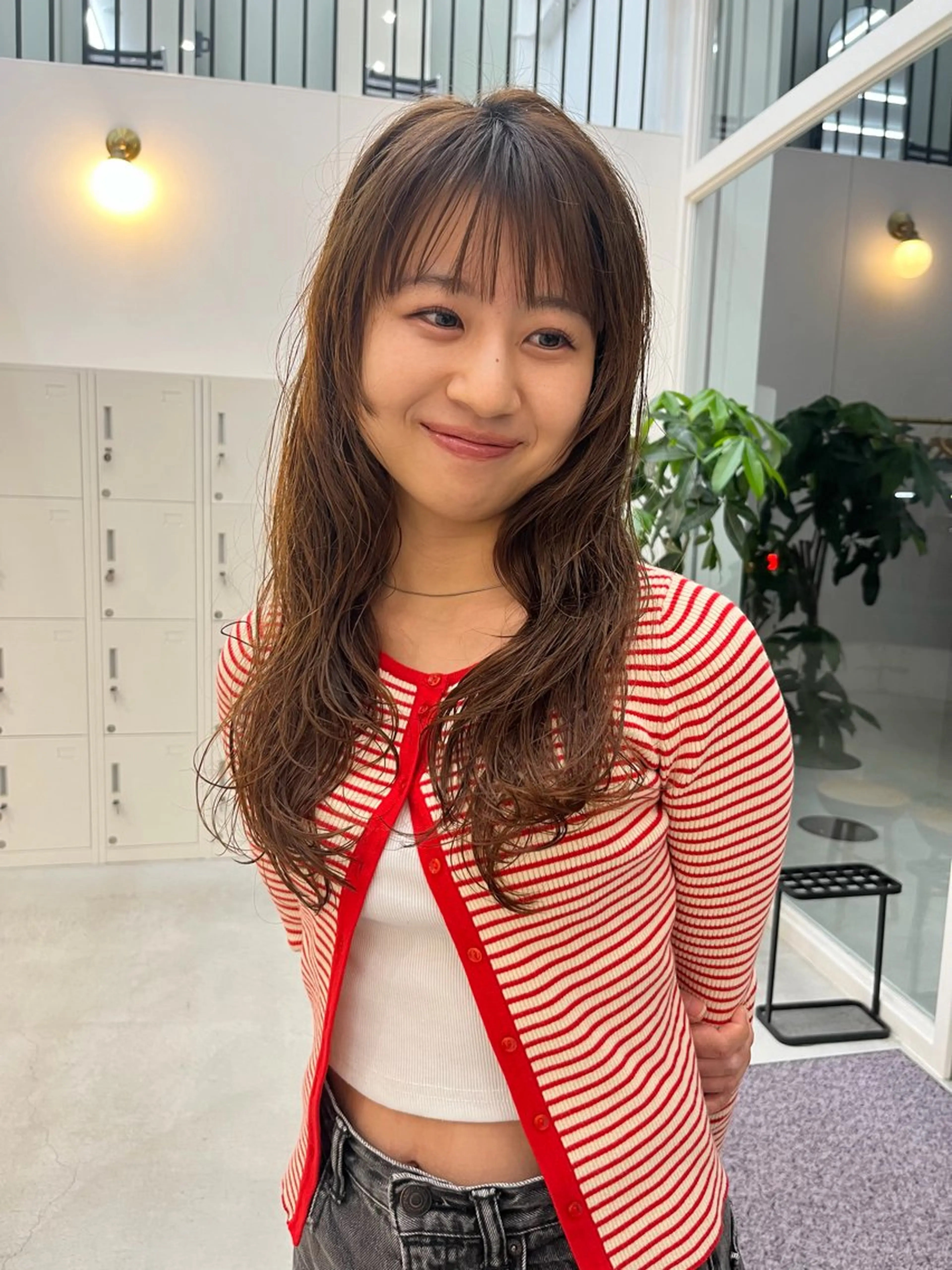 ロング パーマ デジタルパーマ パーマ 纐纈 大和のヘアスタイル