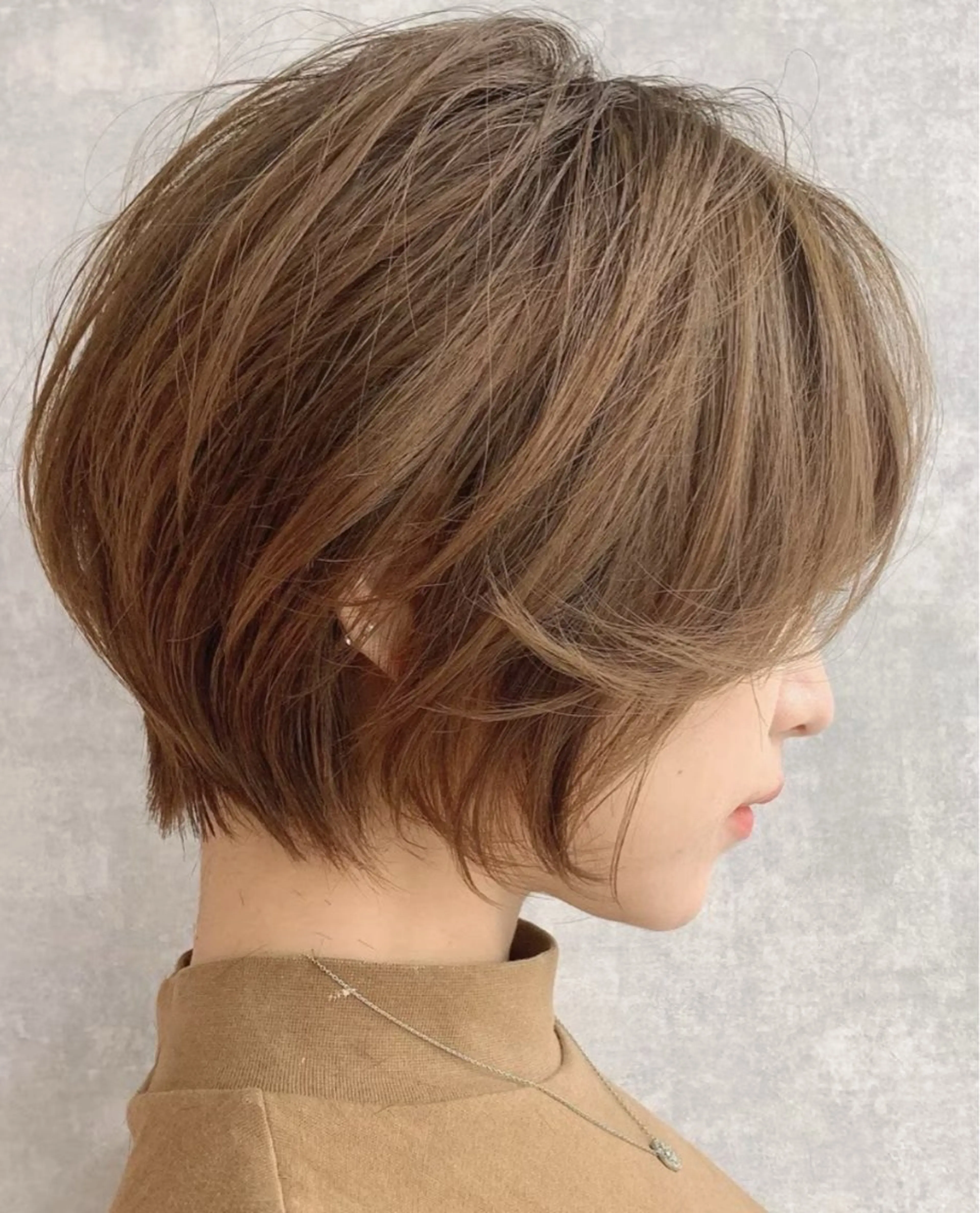 ショート ショートボブ ボブ ショートヘア lampsi  hair所属・宇田津 文那のヘアスタイル