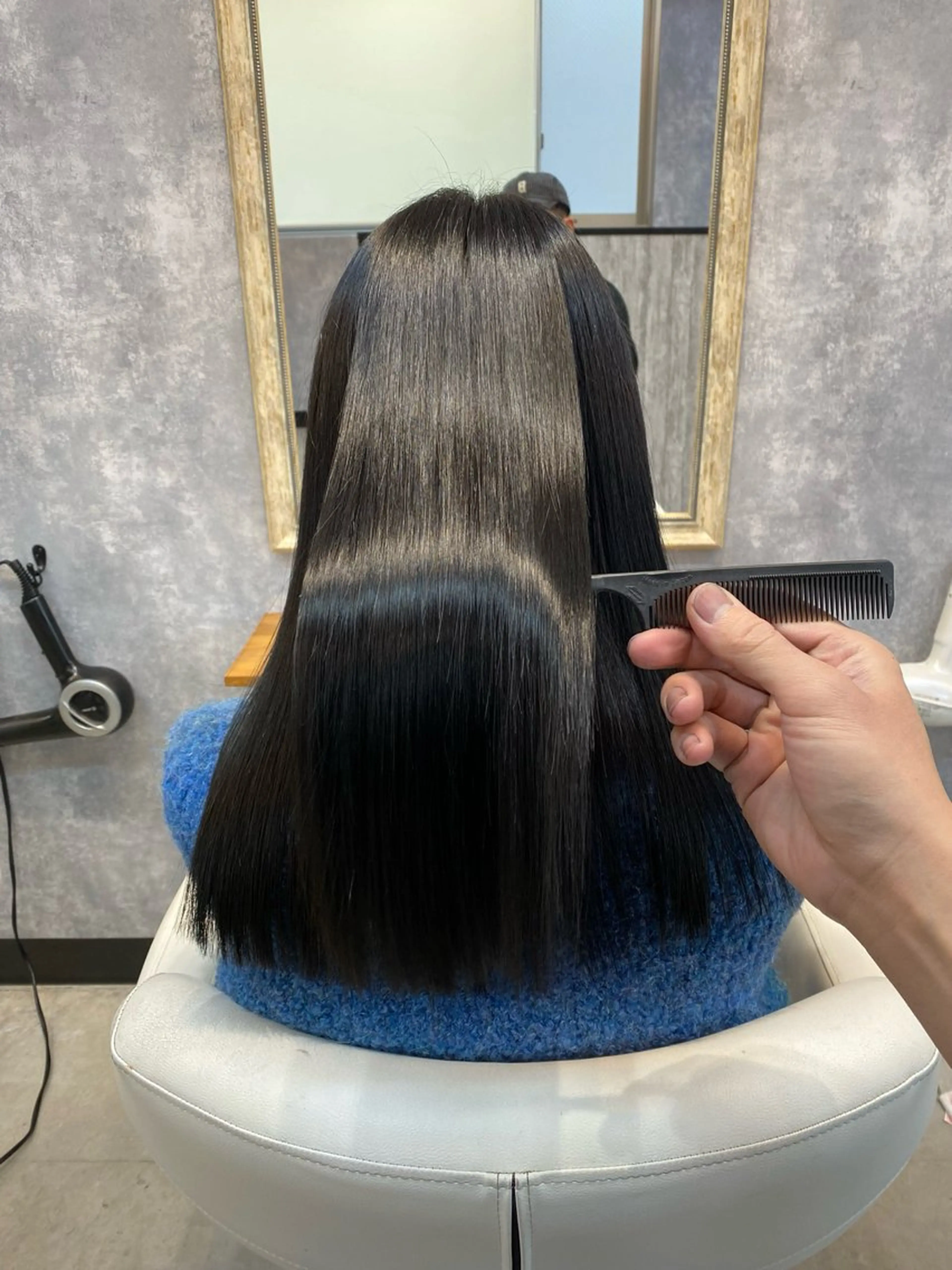 ロング カット 縮毛矯正 en Siena所属・en Siena エンシエナのヘアスタイル