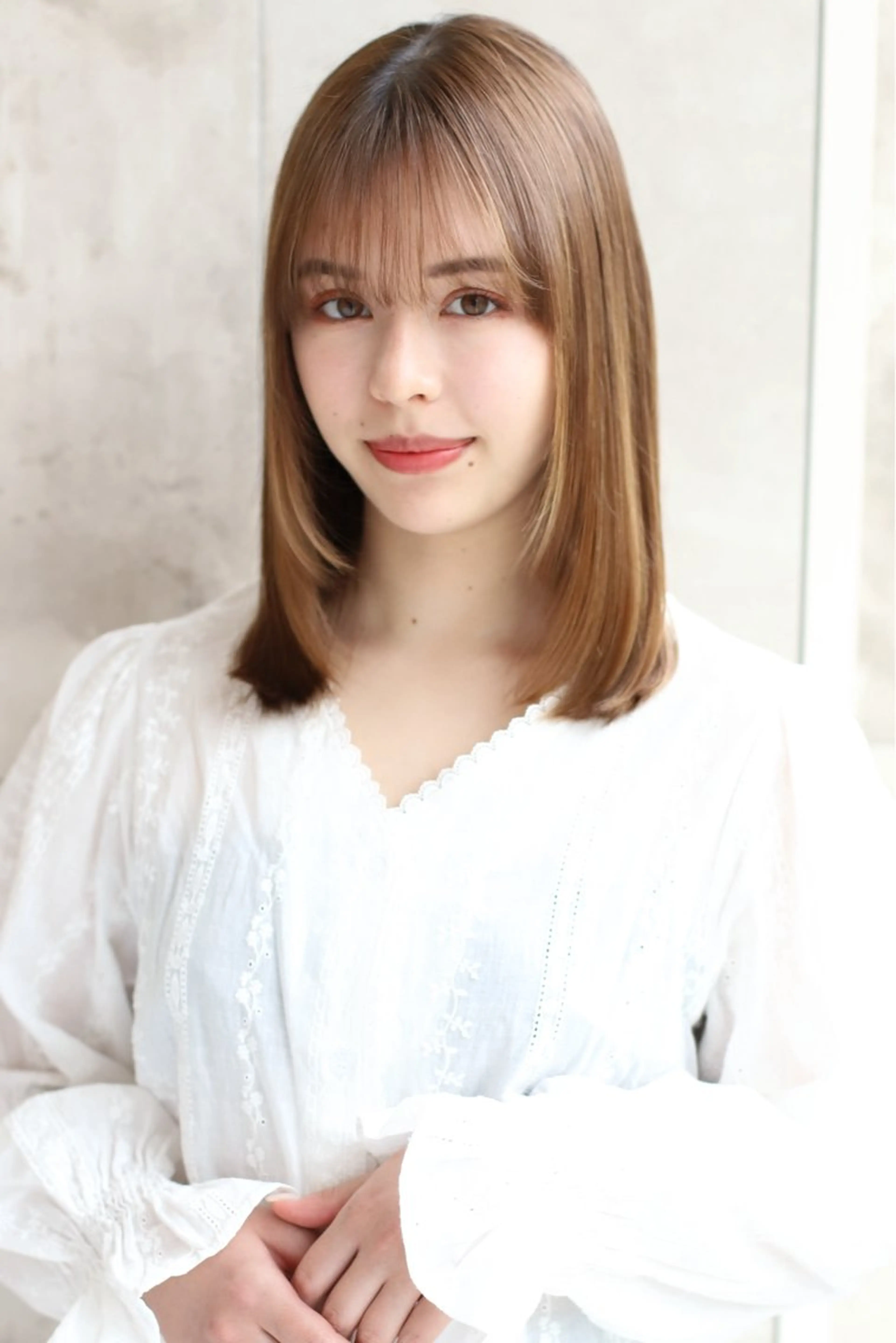 ミディアム 髪質改善 縮毛矯正 🌙縮毛矯正/艶髪/ Ryoka🌙のヘアスタイル