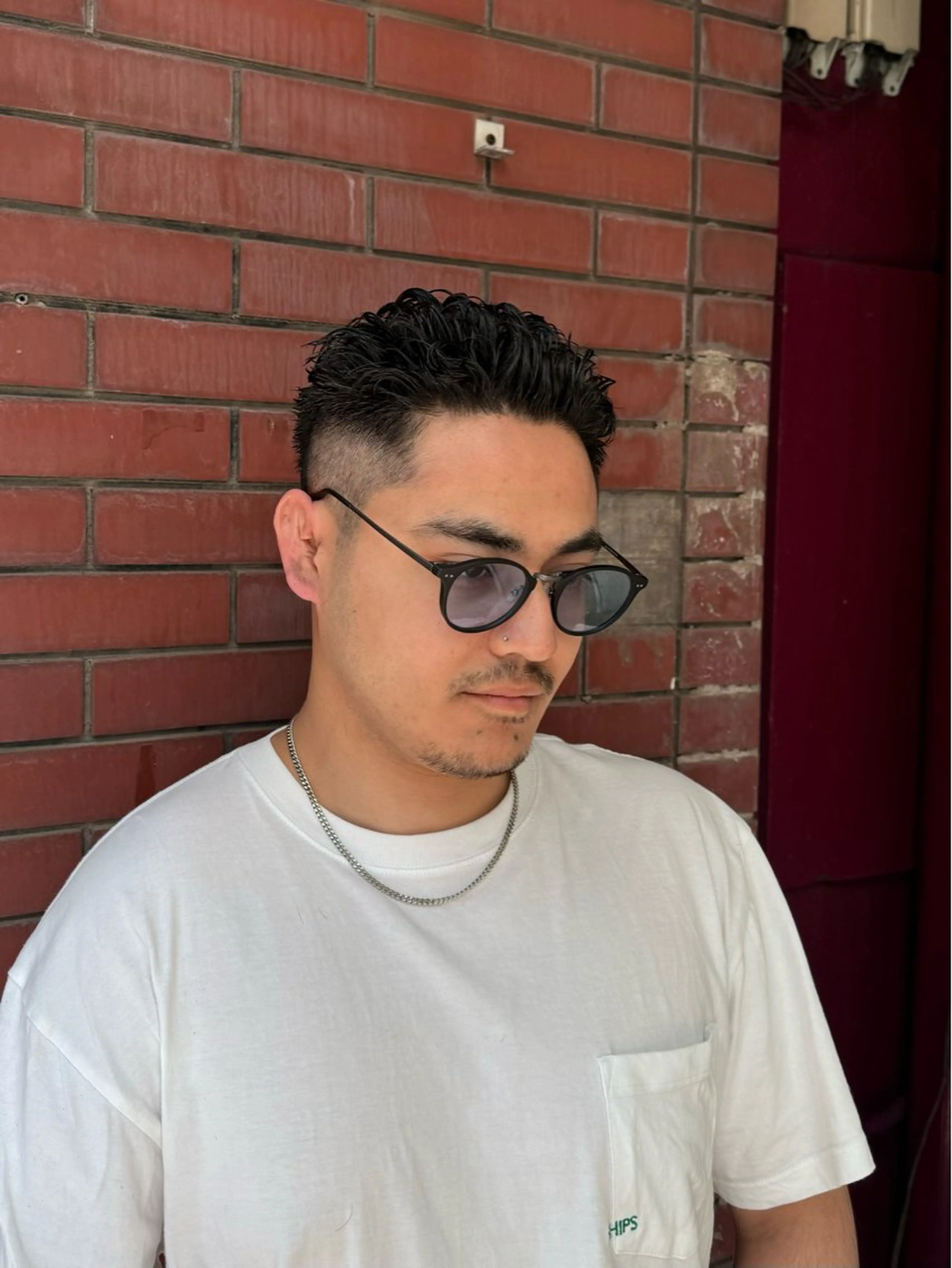 ショート パーマ メンズ メンズパーマ カット 柏メンズカットパーマ NO.1タイチのヘアスタイル