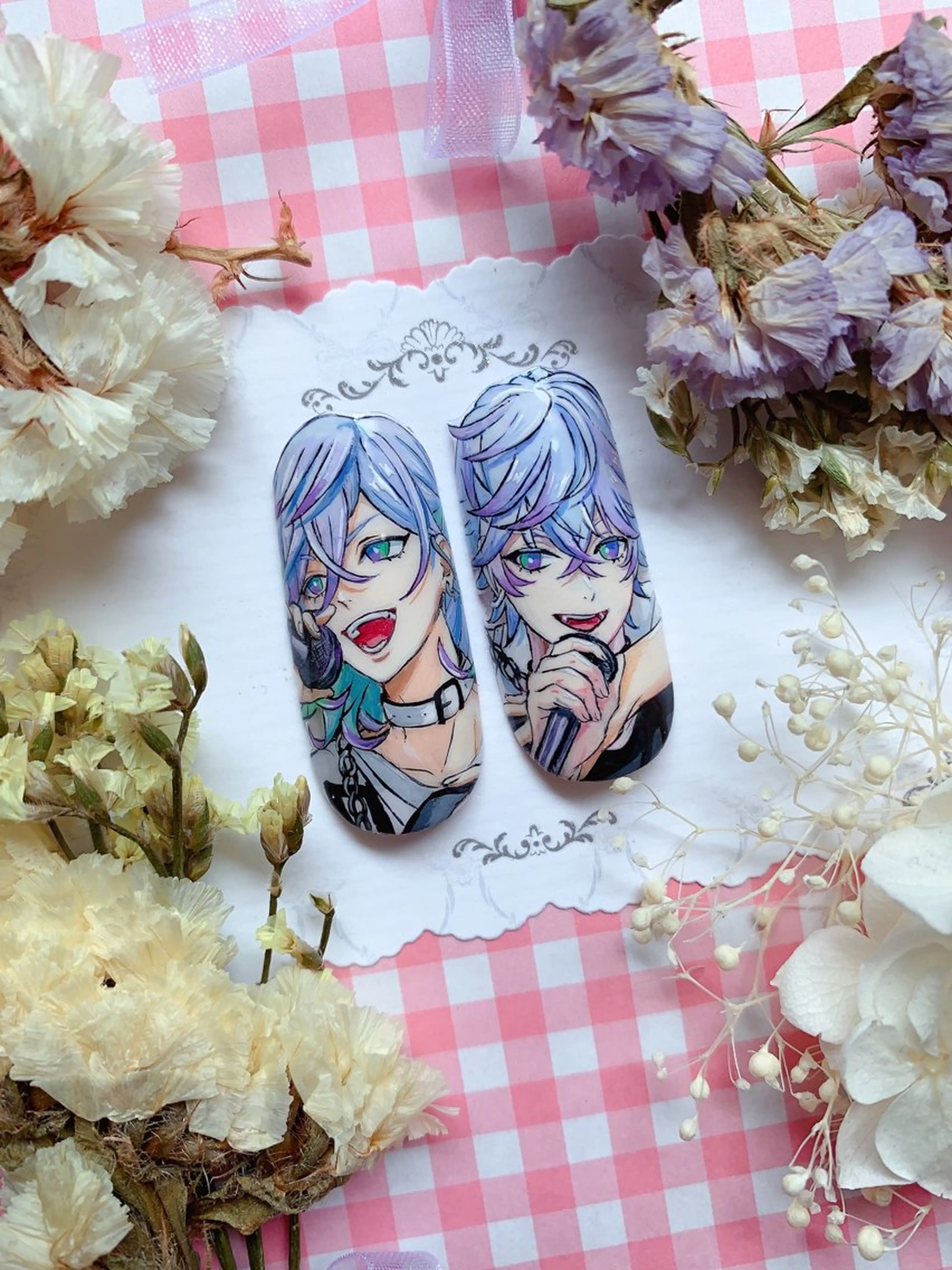 ネイル アートネイル ぷっくりネイル シェアサロンLei.g(レイジー)所属・3Dアートネイル💗 都築レナのネイルデザイン