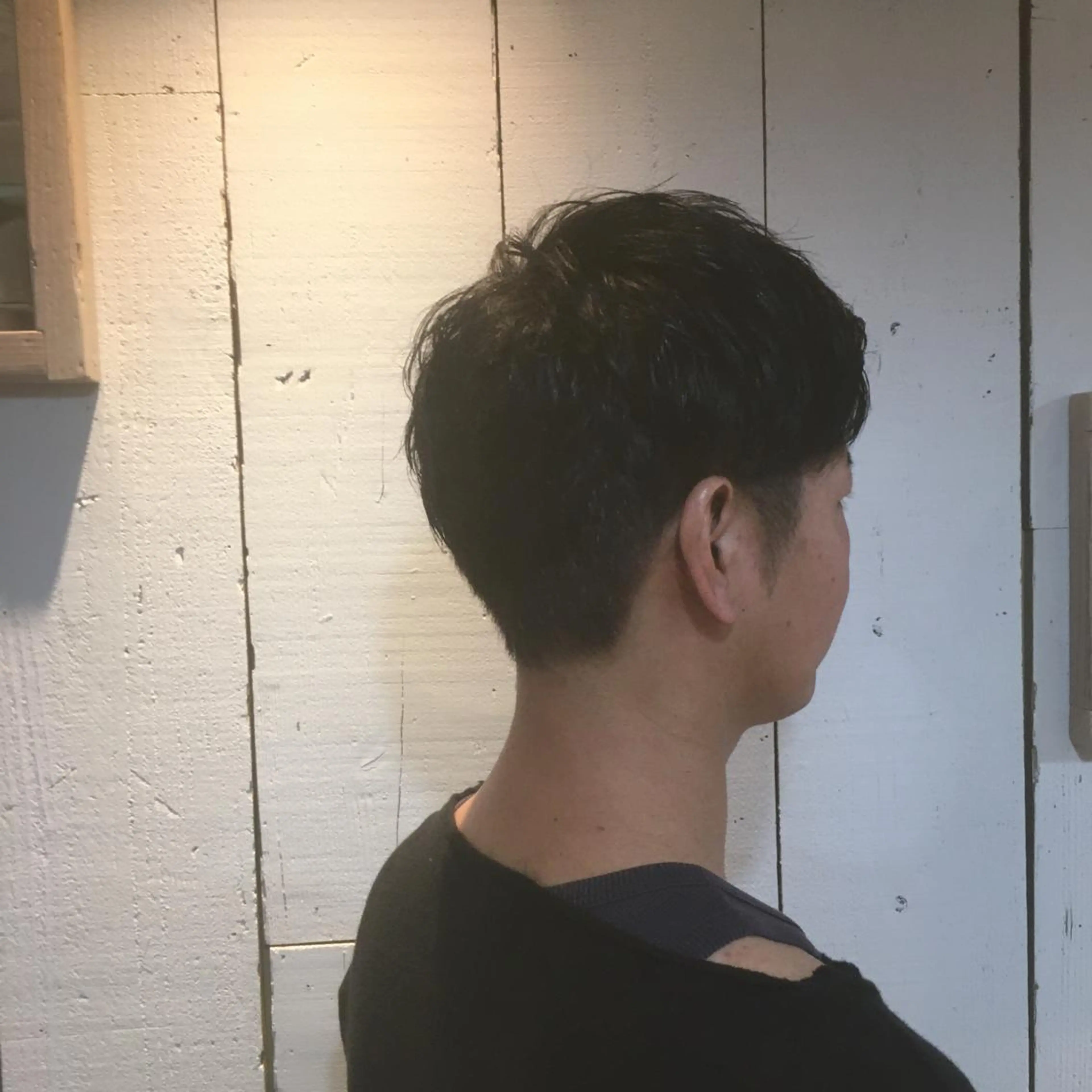 ショート カラー メンズ カット ヘアカラー しのはら まどかのヘアスタイル