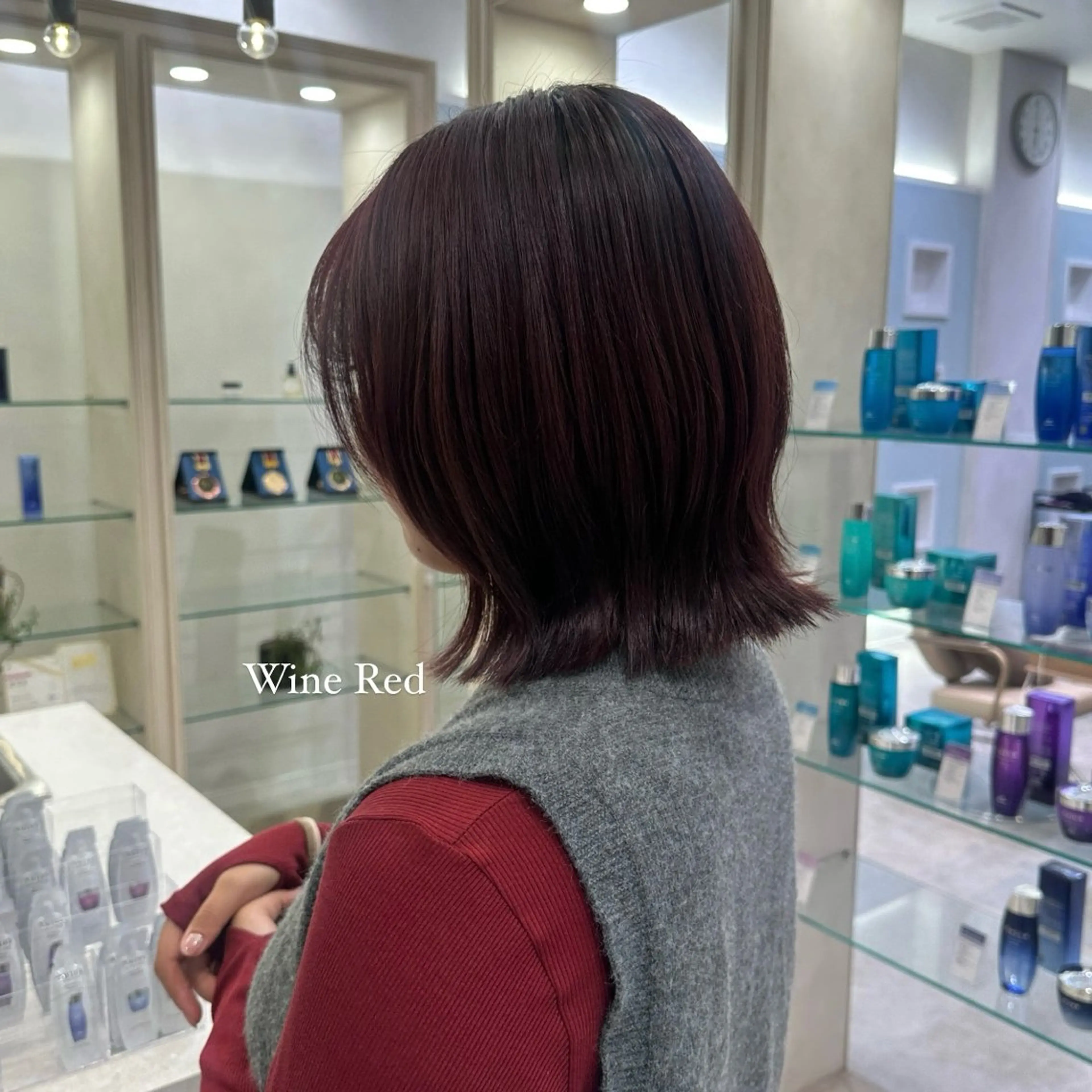 ミディアム カラー ヘアカラー トリートメント nanami ￤透明感￤ラベンダーのヘアスタイル