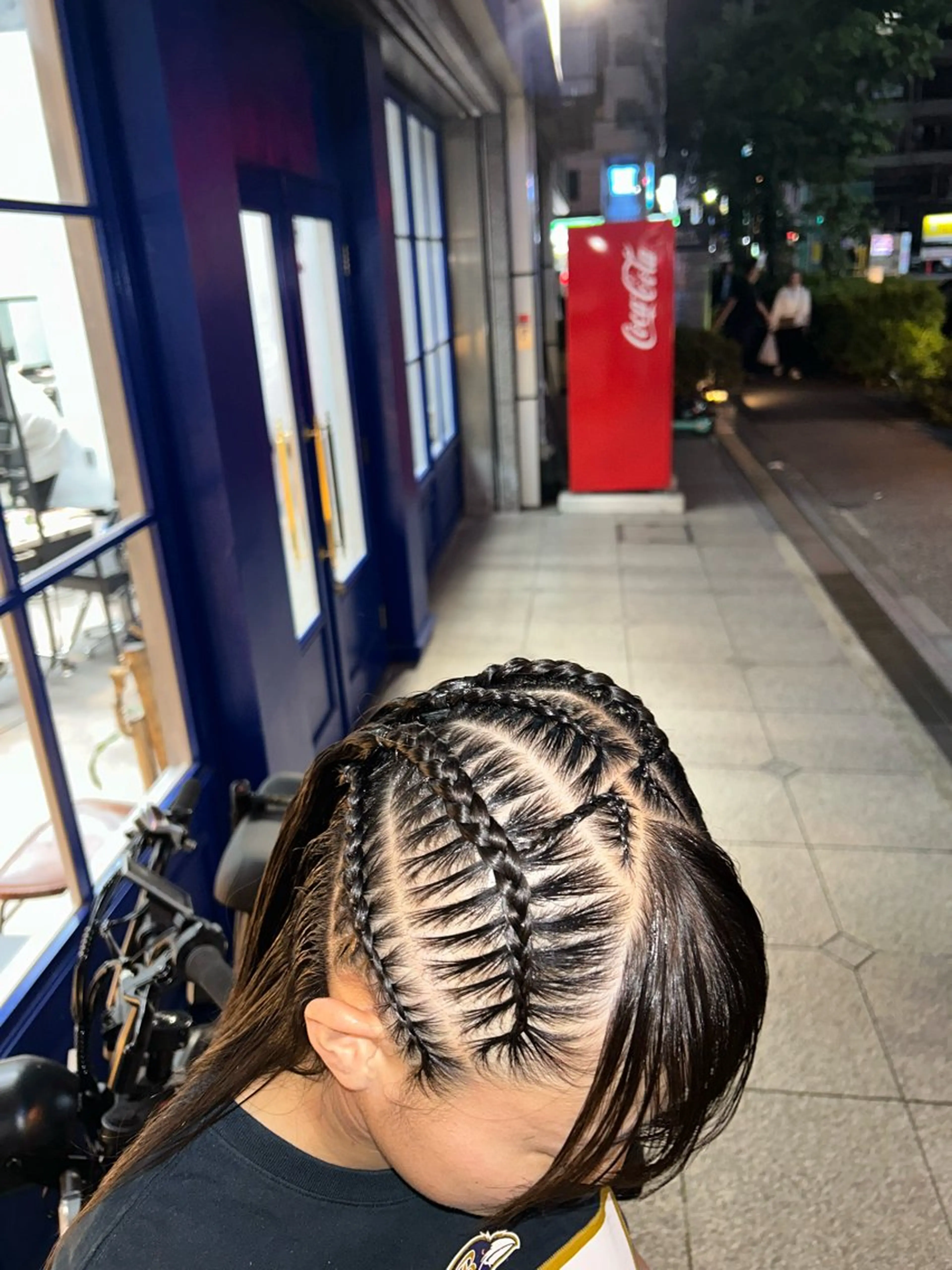 セミロング ヘアアレンジ ヘアセット ブラックヘア🧜‍♂ 😈itsuki👿のヘアスタイル