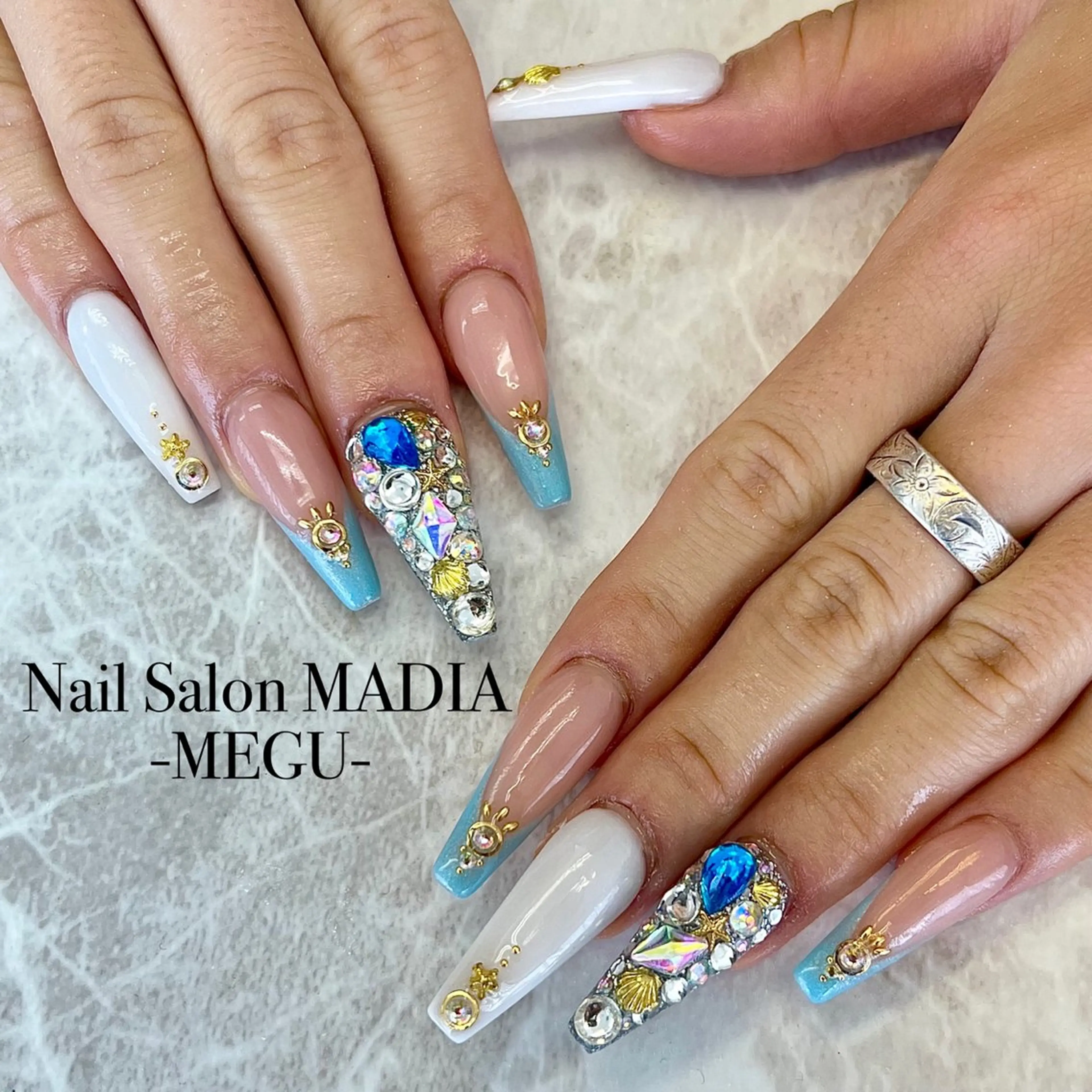 ネイル MADIA藤沢所属・MADIA MEGUのネイルデザイン