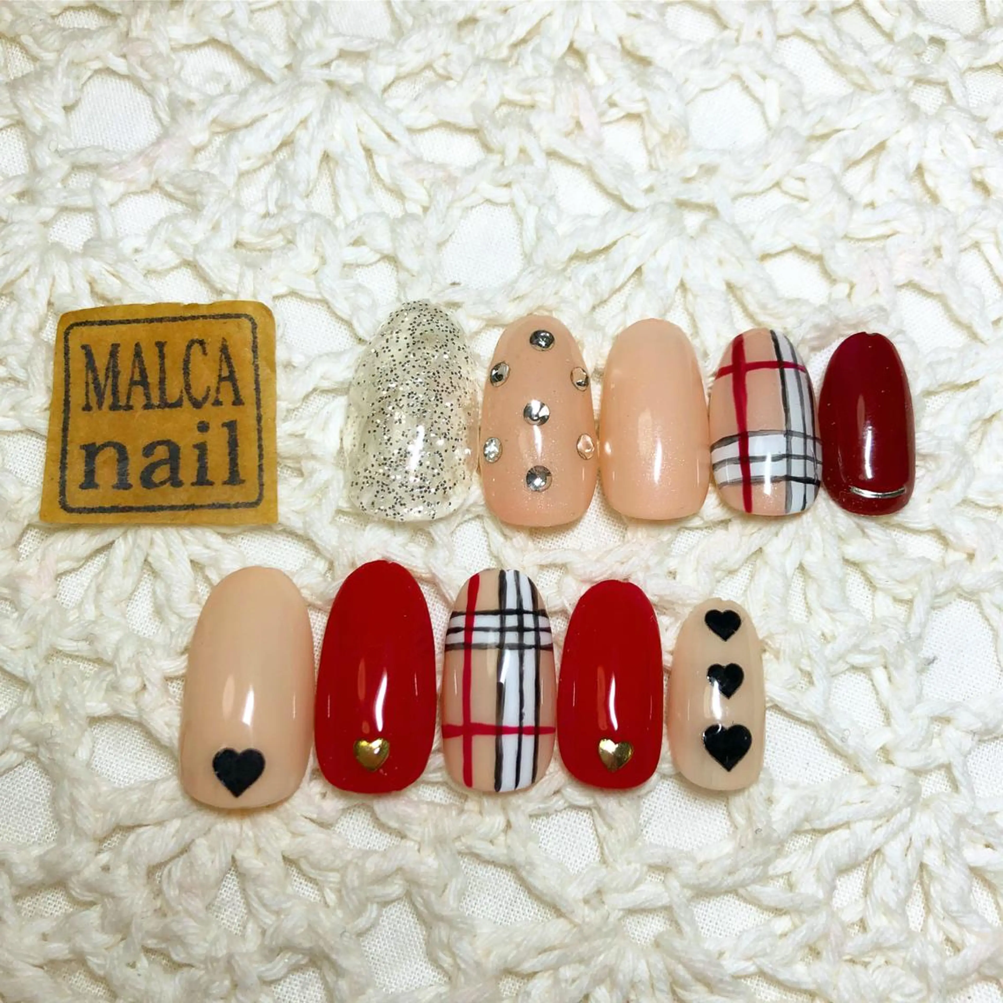 セミロング カラー パーマ ヘアアレンジ ネイル マツエク・マツパ MALCAnail(マルカネイル)所属・荒木 莉奈のネイルデザイン