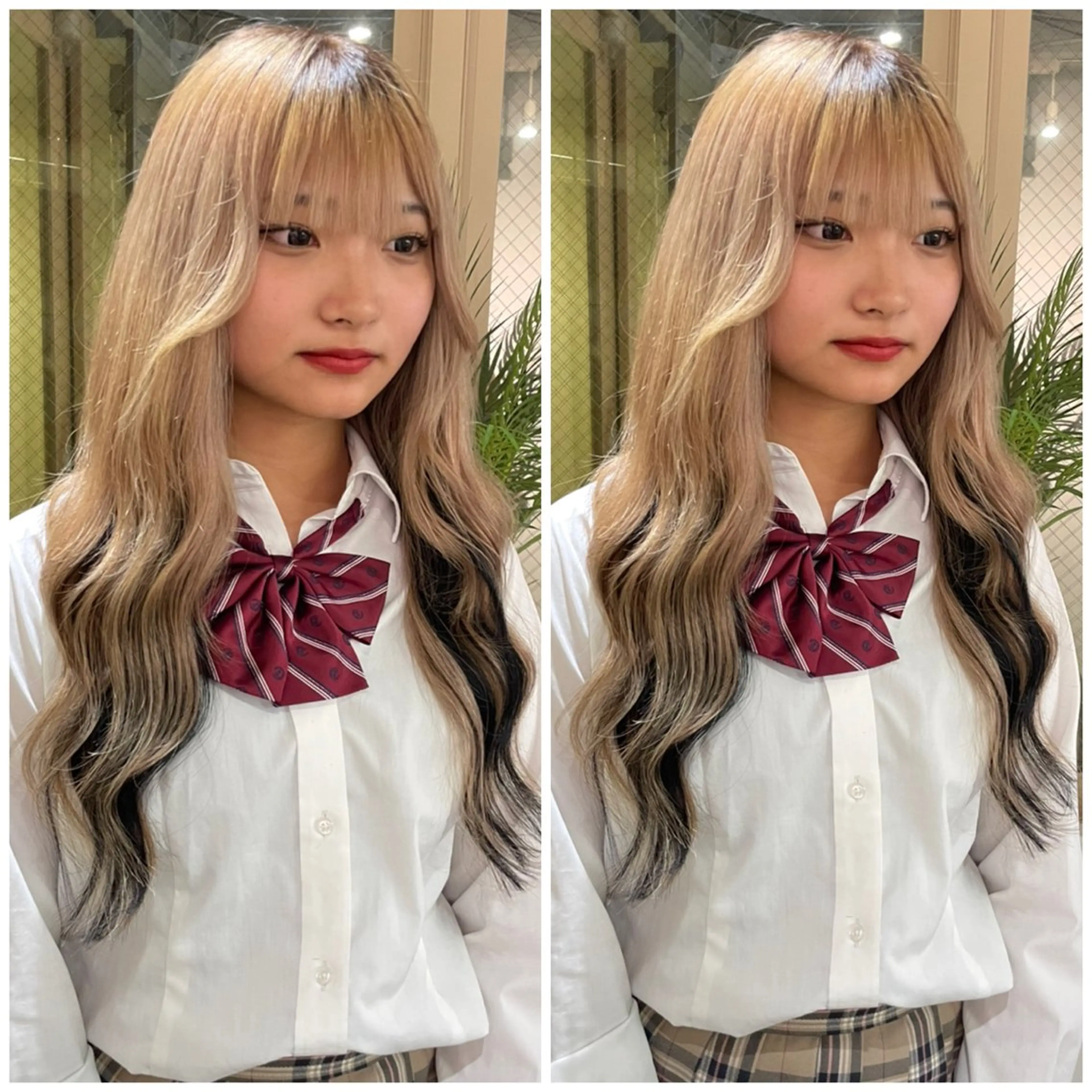 ロング ヘアカラー エクステ 🦋プルエクステ ARISA🦋のヘアスタイル