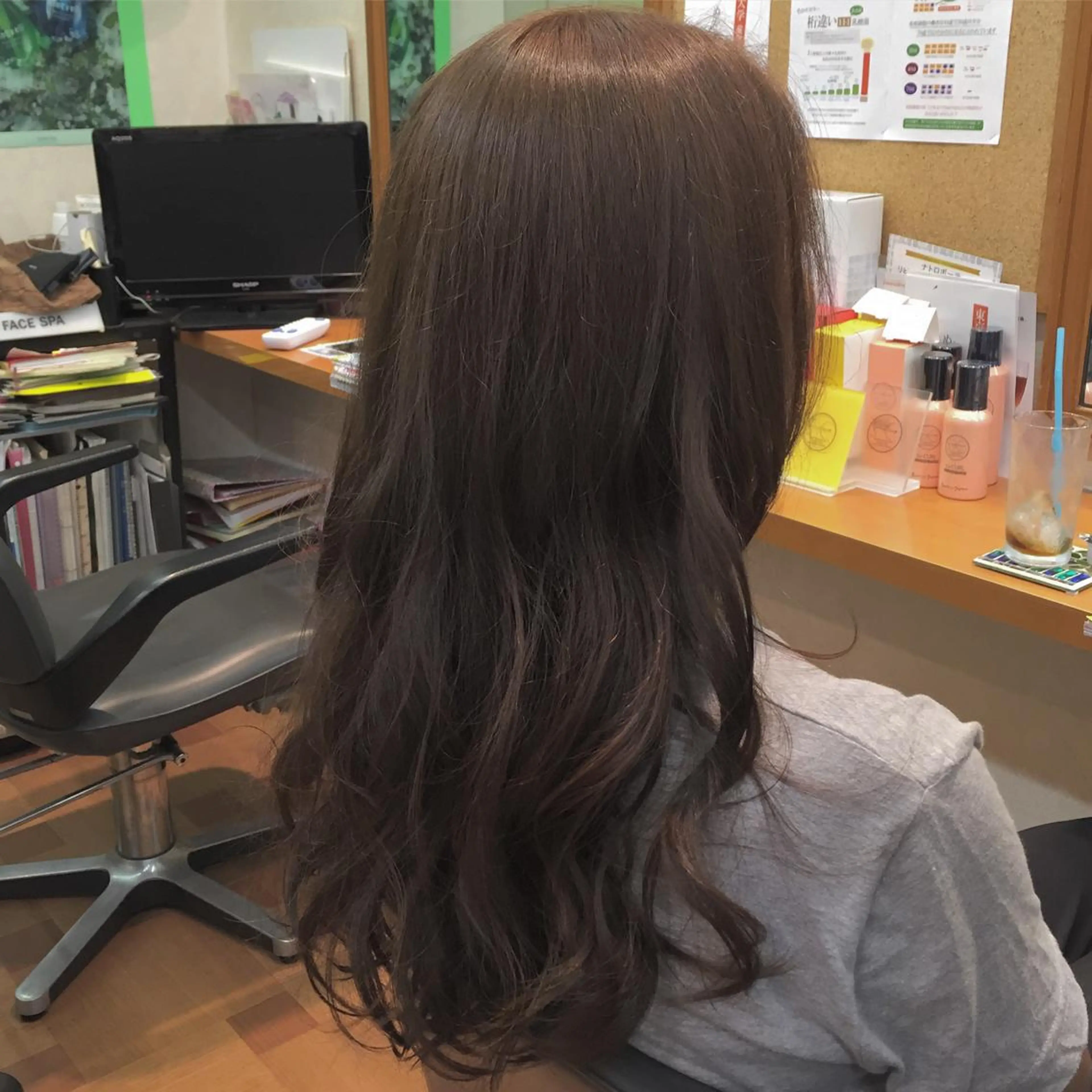 ミディアム セミロング ロング カラー ベージュカラー YAP！HAIR所属・YAP！HAIR トコツメアヤノのヘアスタイル