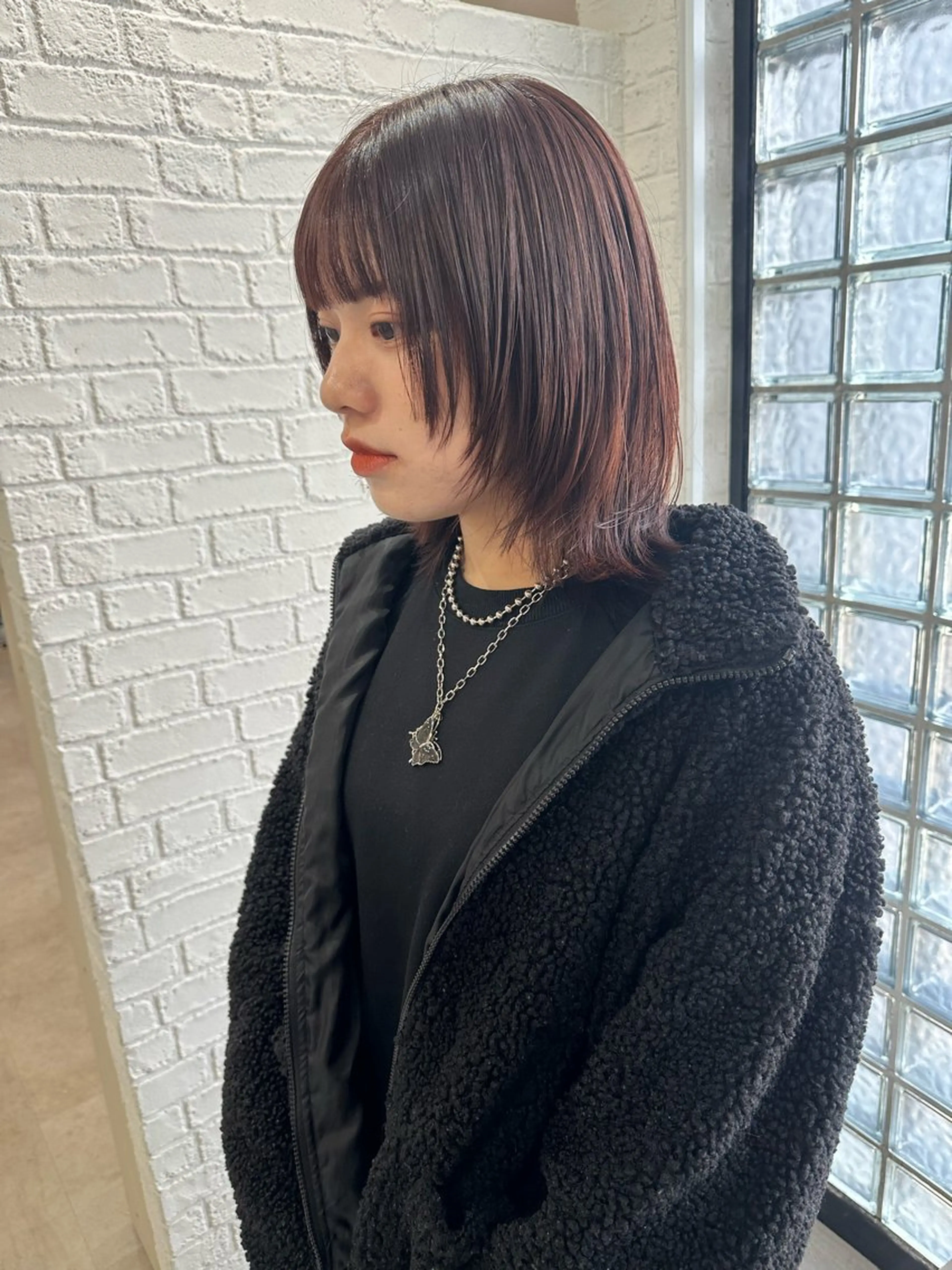 ミディアム カット ヘアカラー Rubik's茶屋町 MARINのヘアスタイル