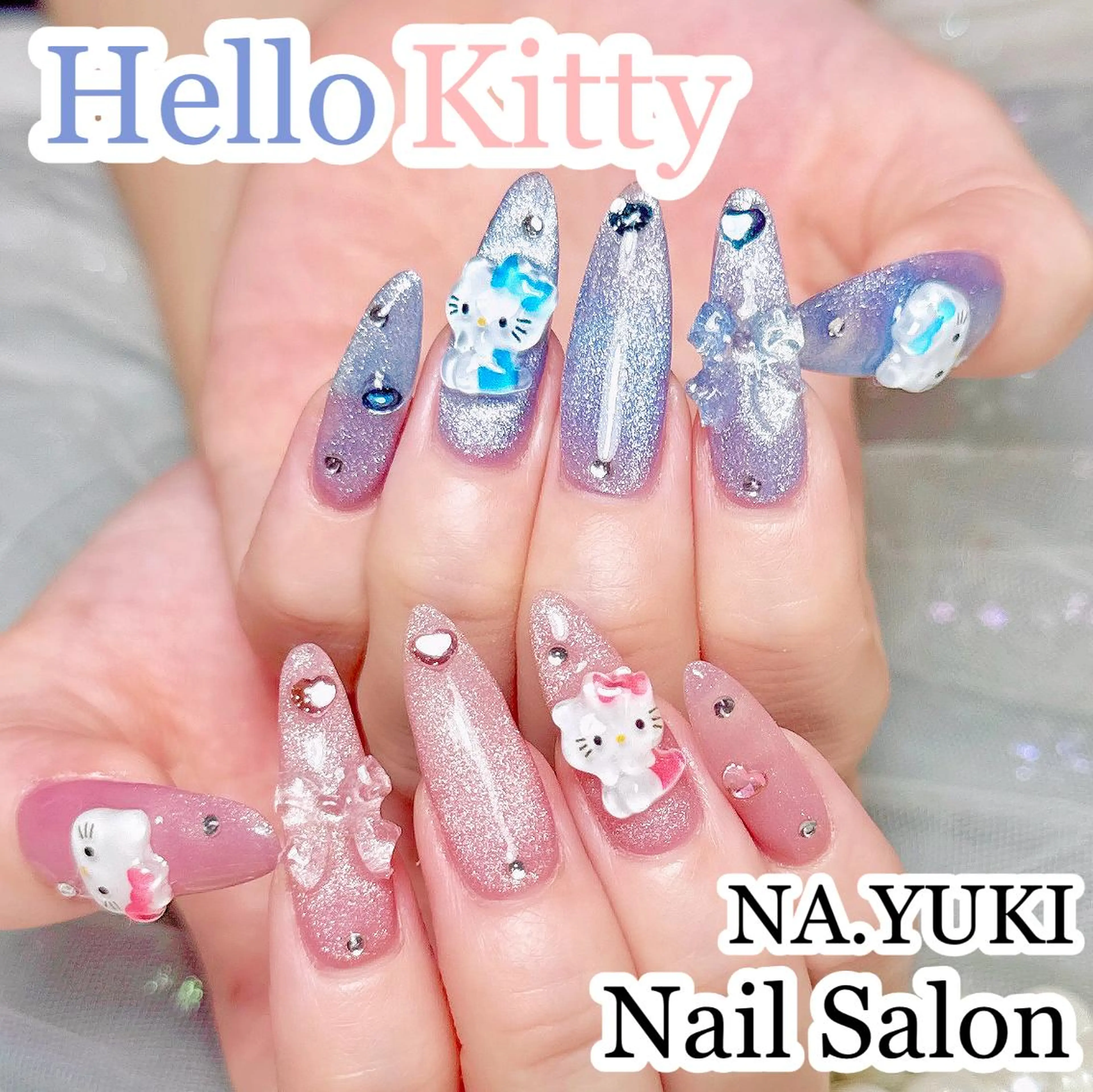 ネイル オーロラネイル チークネイル 長さ出し フットネイル フレンチネイル ハンドネイル ハンドケア 💕Mimi 💕のネイルデザイン