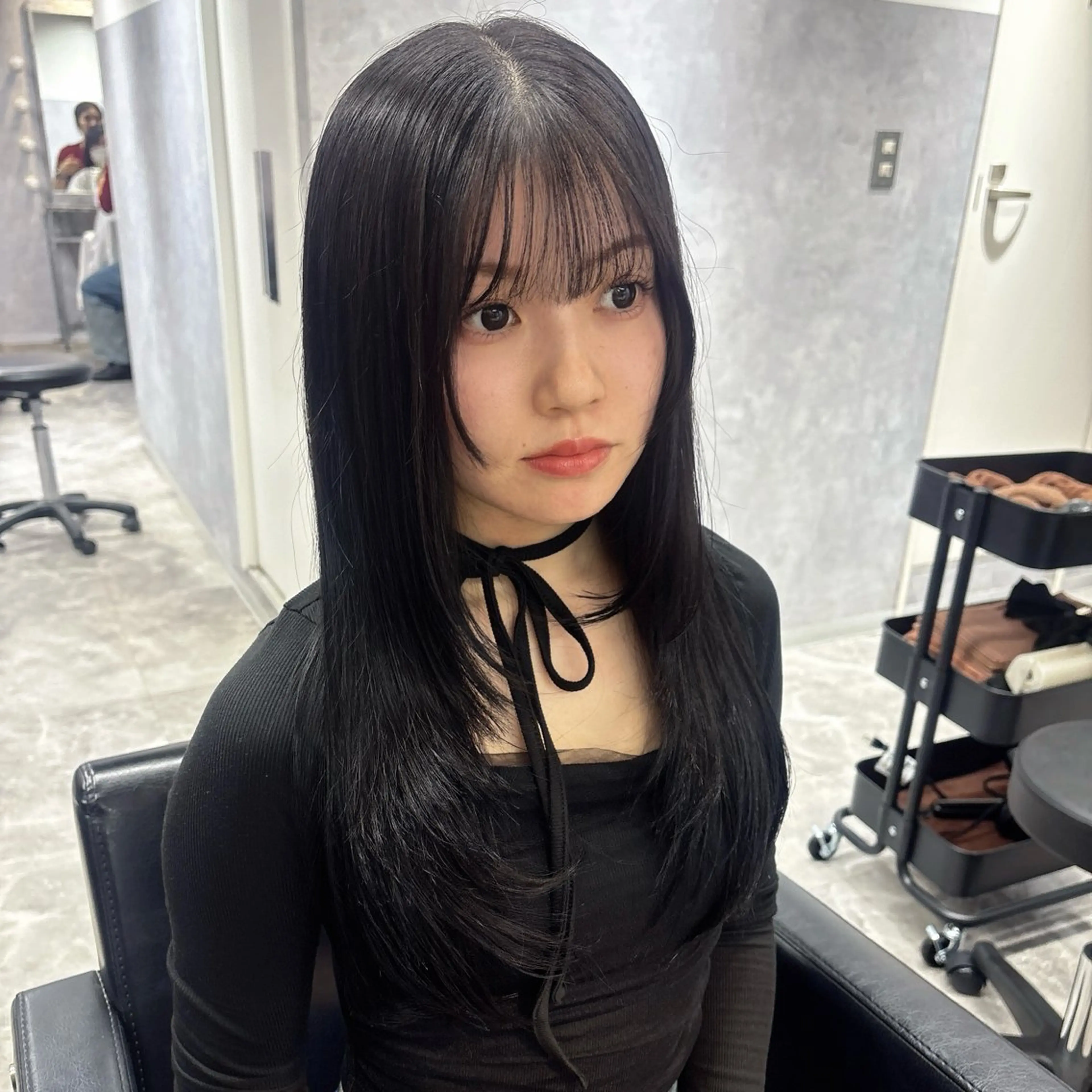 縮毛矯正+髪質改善TOKIOトリートメントの写真