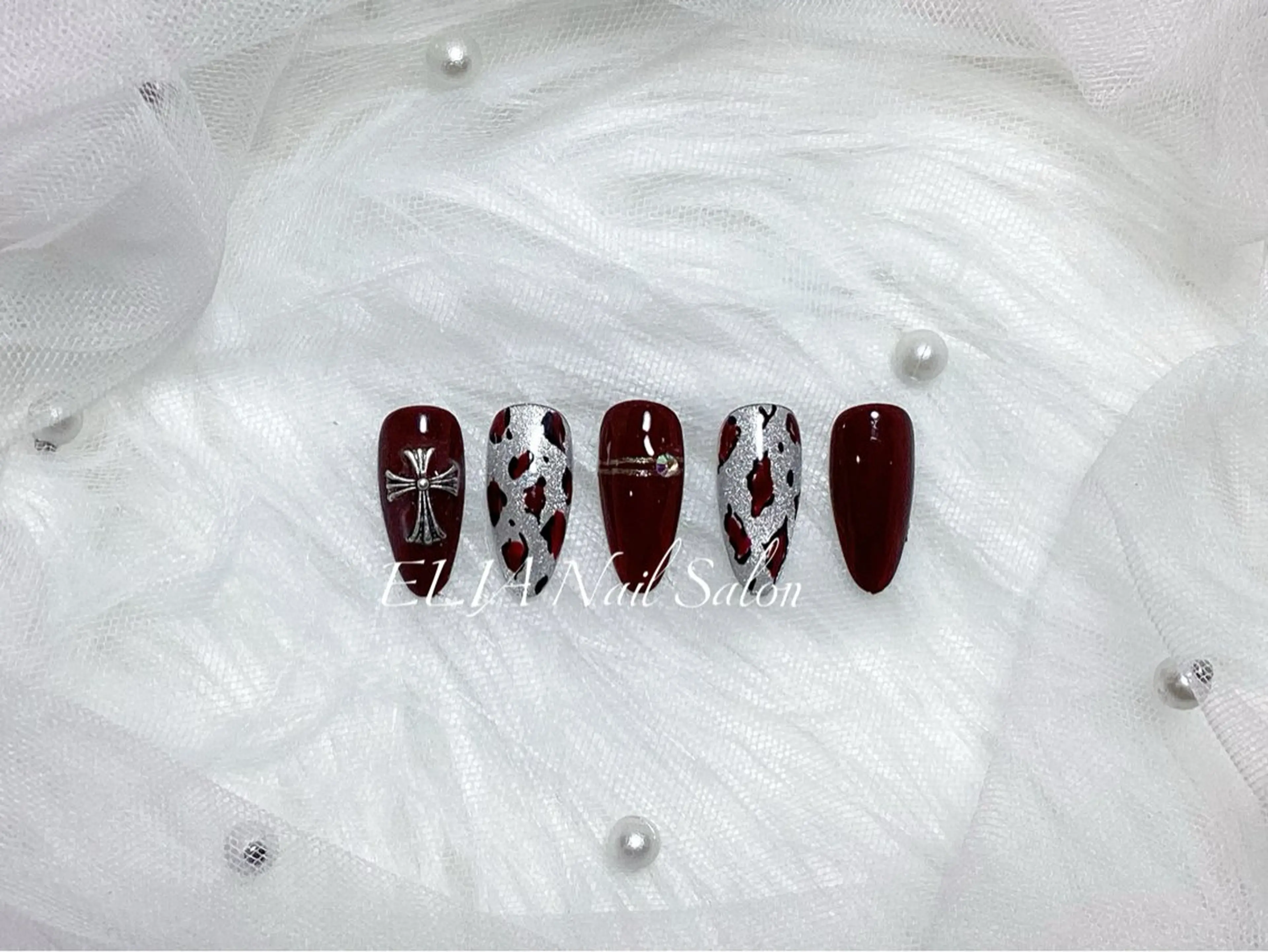 ミディアム ハンドネイル ELIA【エリア】 nailsalonのネイルデザイン