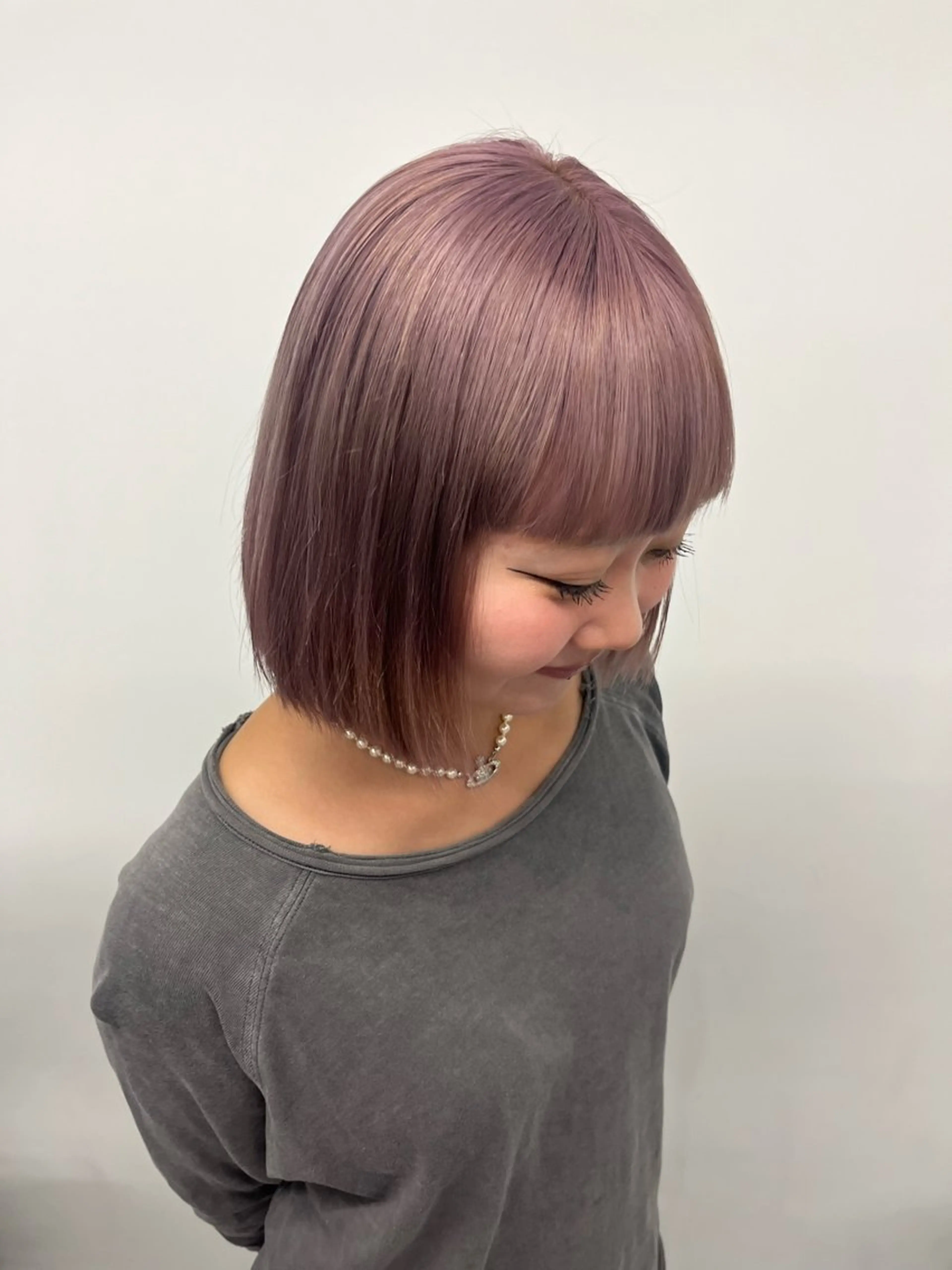 ショート カット ヘアカラー トリートメント yuan tanakaのヘアスタイル