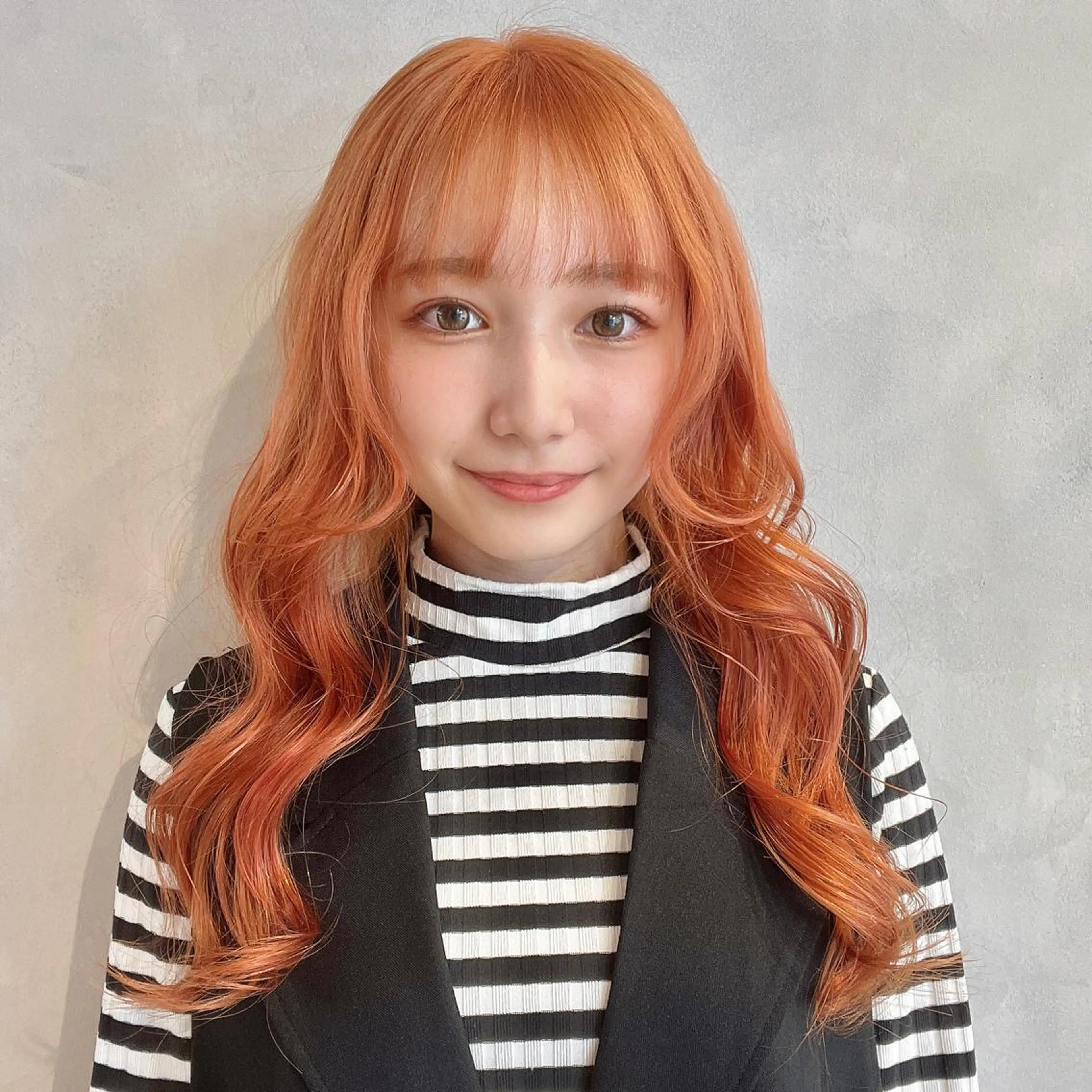 ロング カラー ヘアカラー 🤍髪質改善➕透明感 カラー🤍川上葵のヘアスタイル