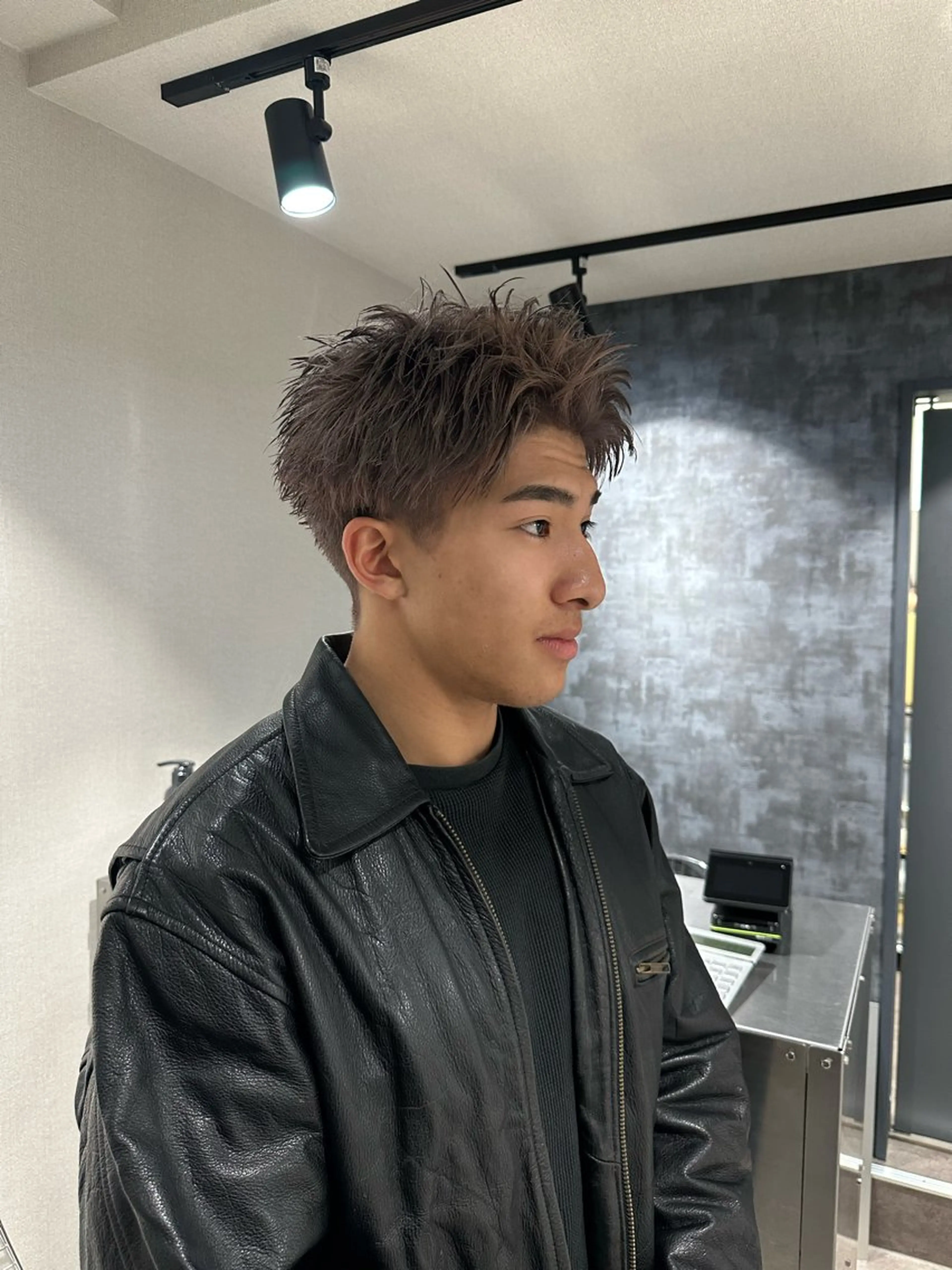 ショート 💈センターパート パーマ特化💈雄太のヘアスタイル