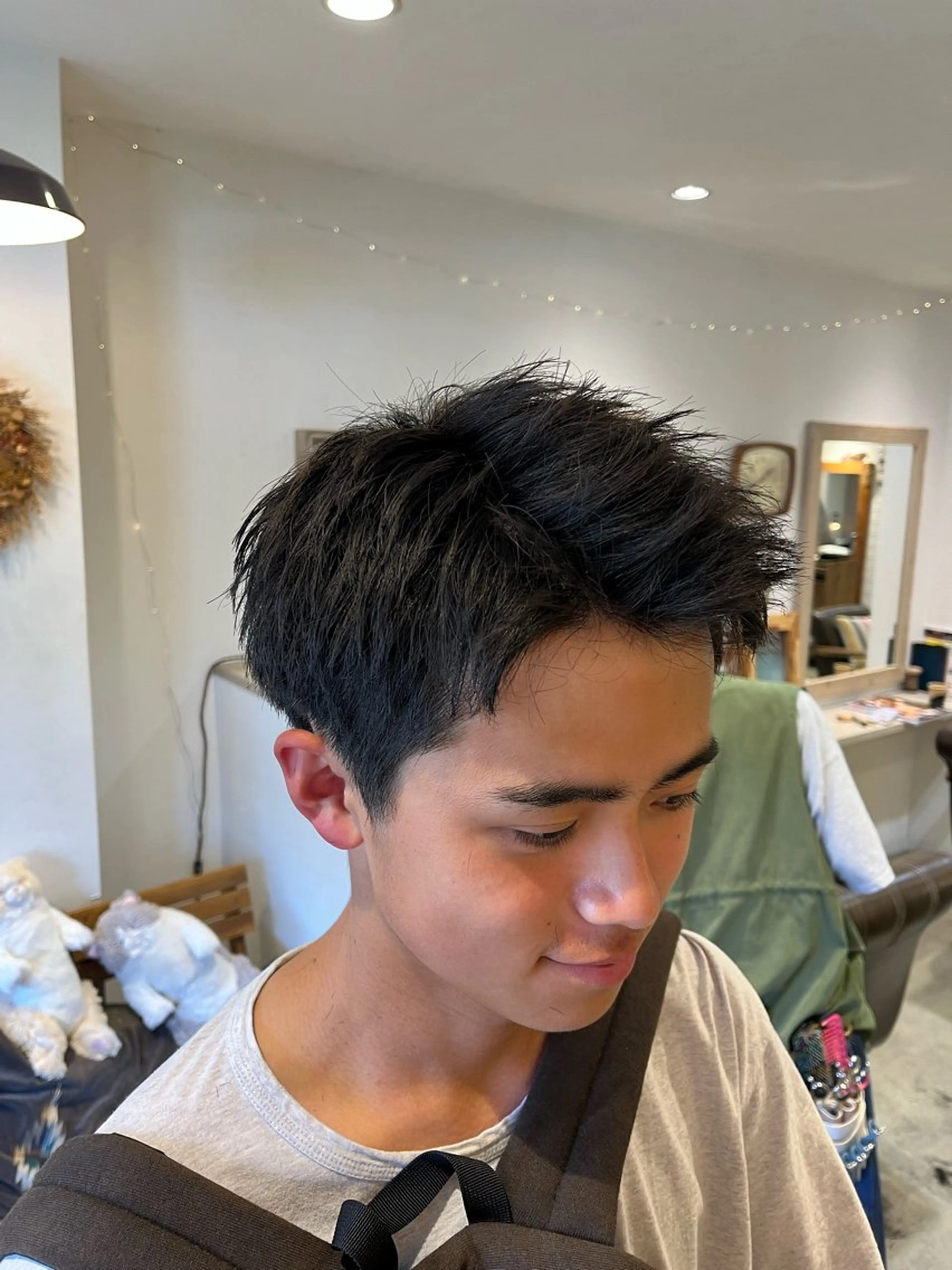 ショート メンズ 刈り上げ ショートヘア カット Lamp所属・🌀メンズパーマ🌀 🐏丸山祐宇🐏のヘアスタイル