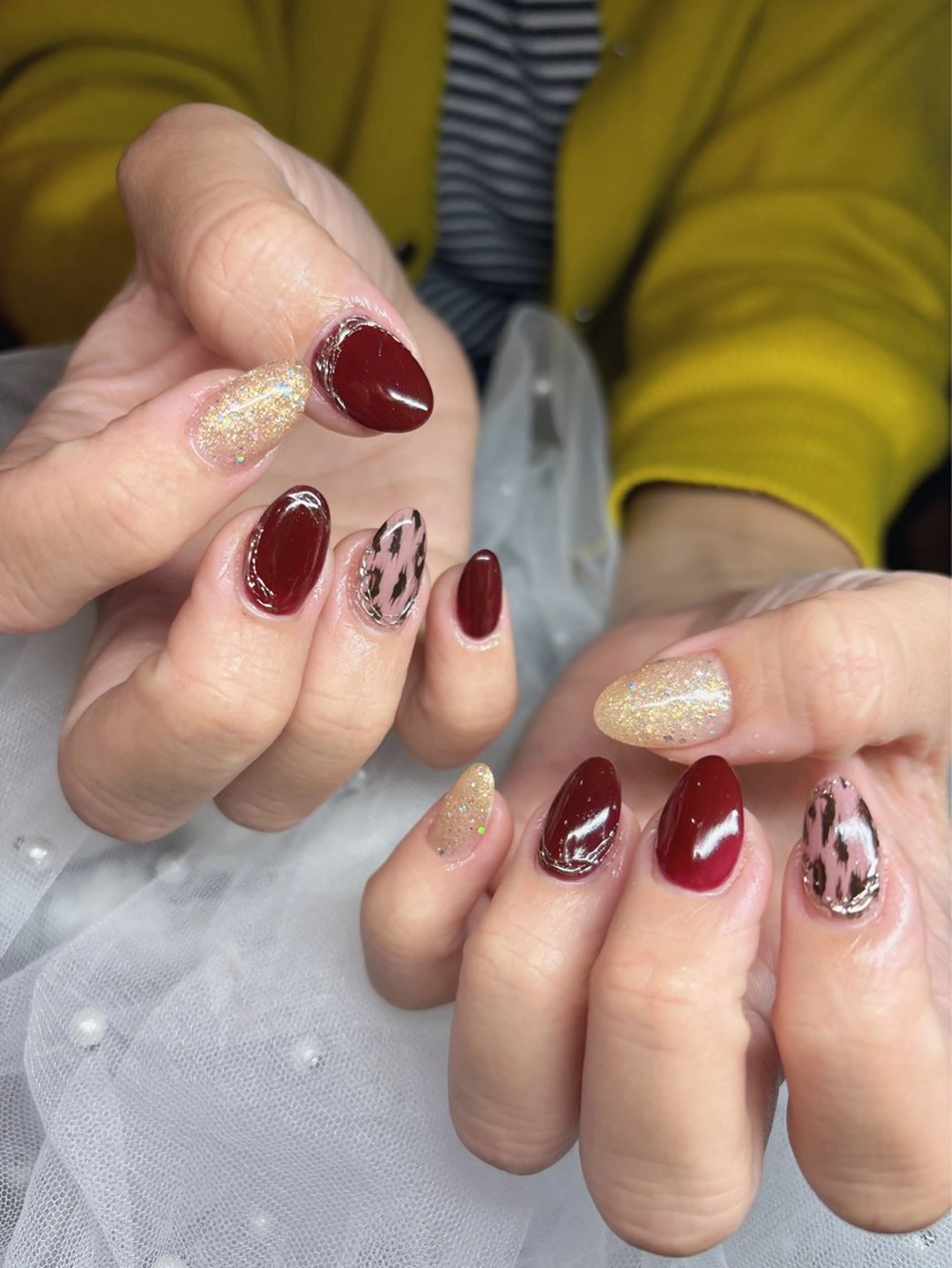 ネイル アニマル柄 ハンドネイル happiness nailのネイルデザイン